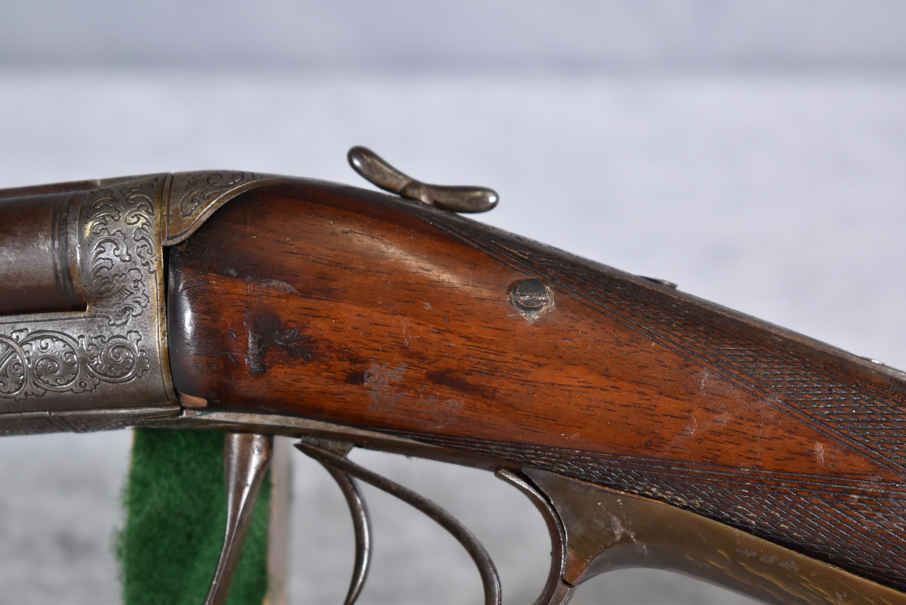 W.F. Morstein in Gubens (German) – 20ga. Hammerless Double Barrel Shotgun