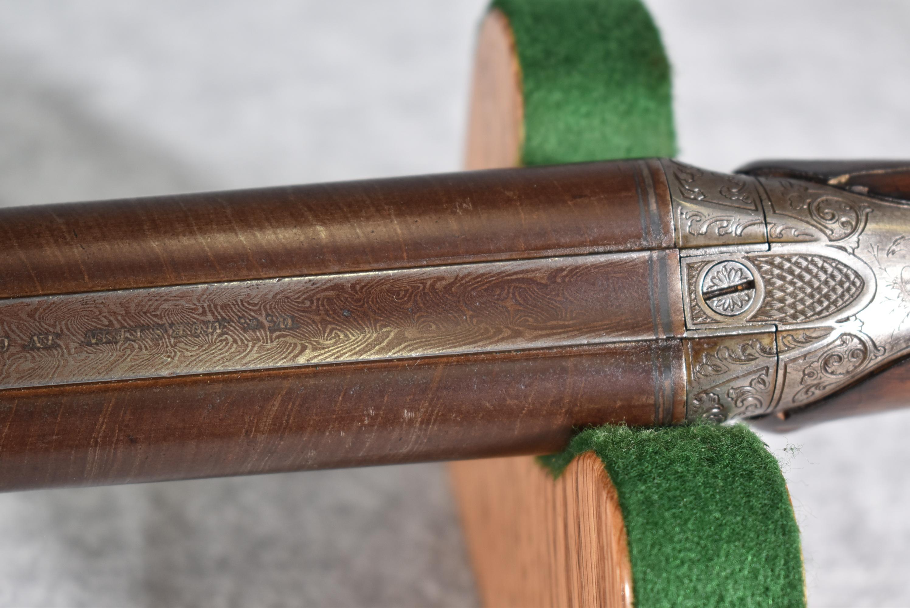 W.F. Morstein in Gubens (German) – 20ga. Hammerless Double Barrel Shotgun