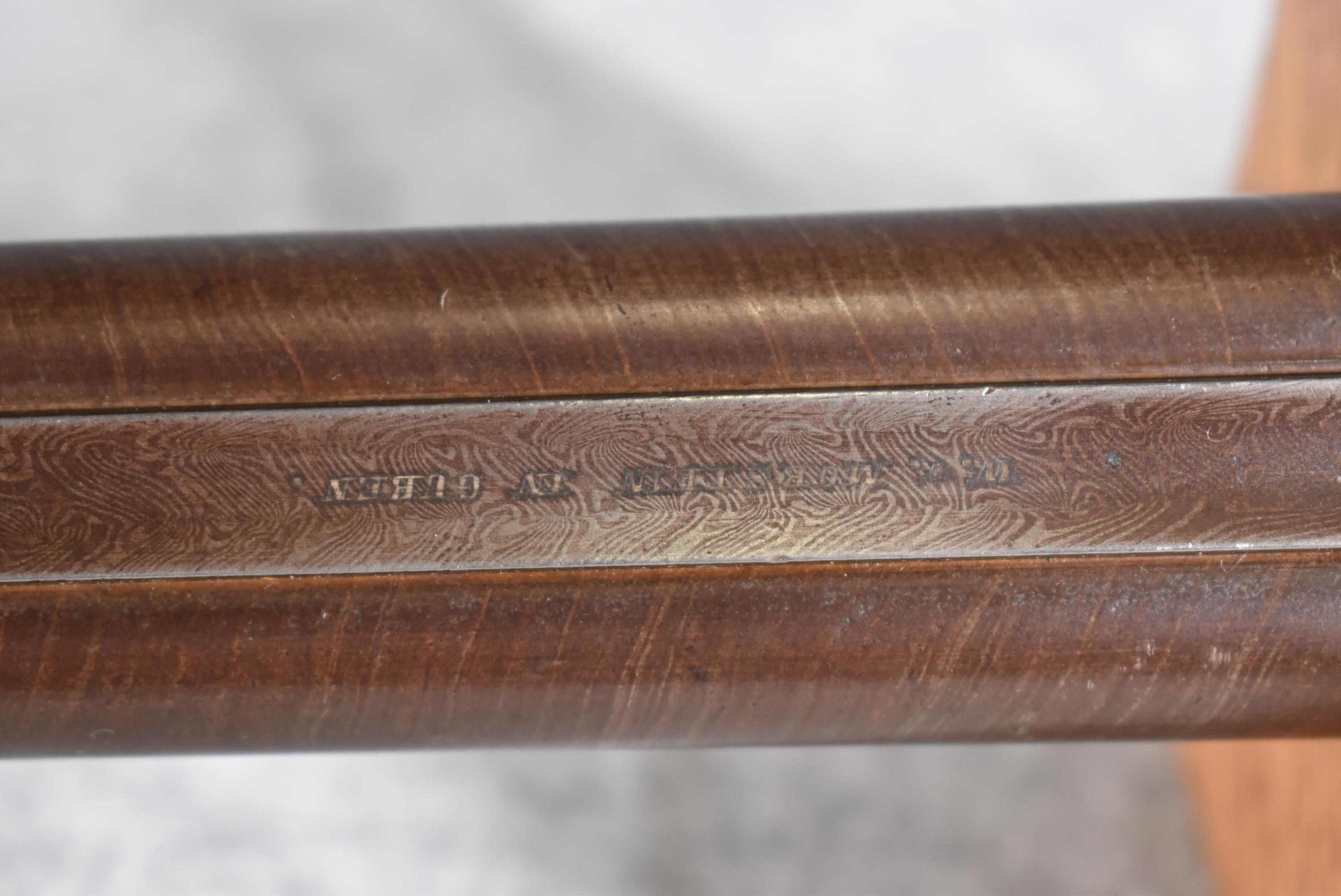 W.F. Morstein in Gubens (German) – 20ga. Hammerless Double Barrel Shotgun