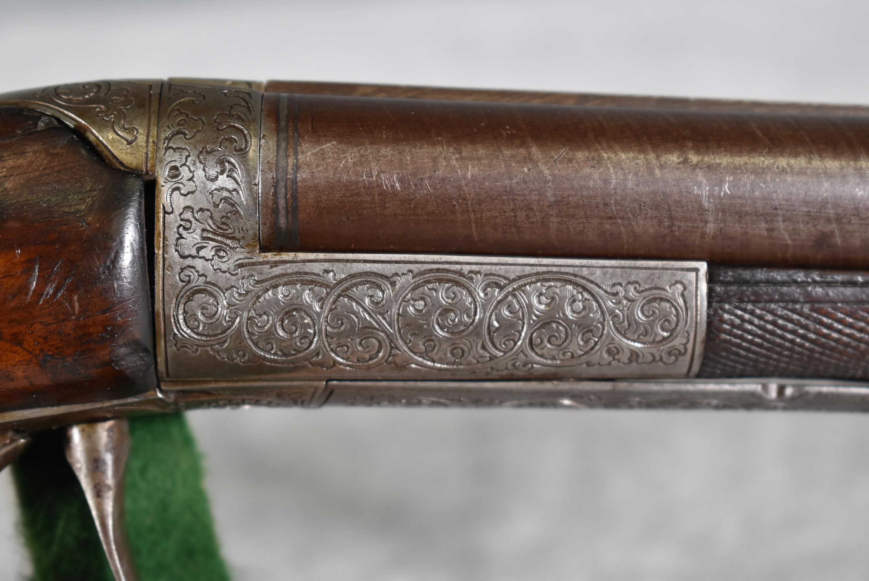 W.F. Morstein in Gubens (German) – 20ga. Hammerless Double Barrel Shotgun