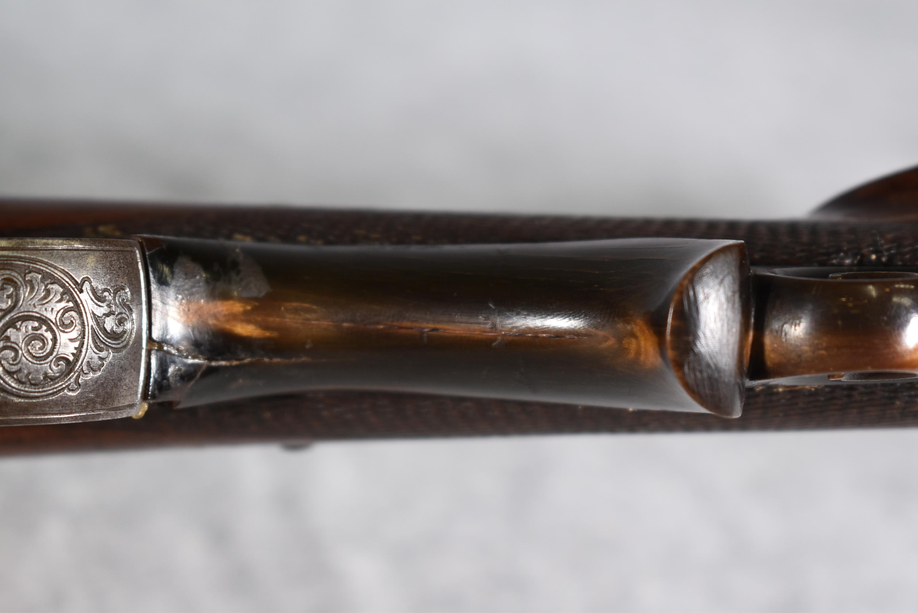 W.F. Morstein in Gubens (German) – 20ga. Hammerless Double Barrel Shotgun