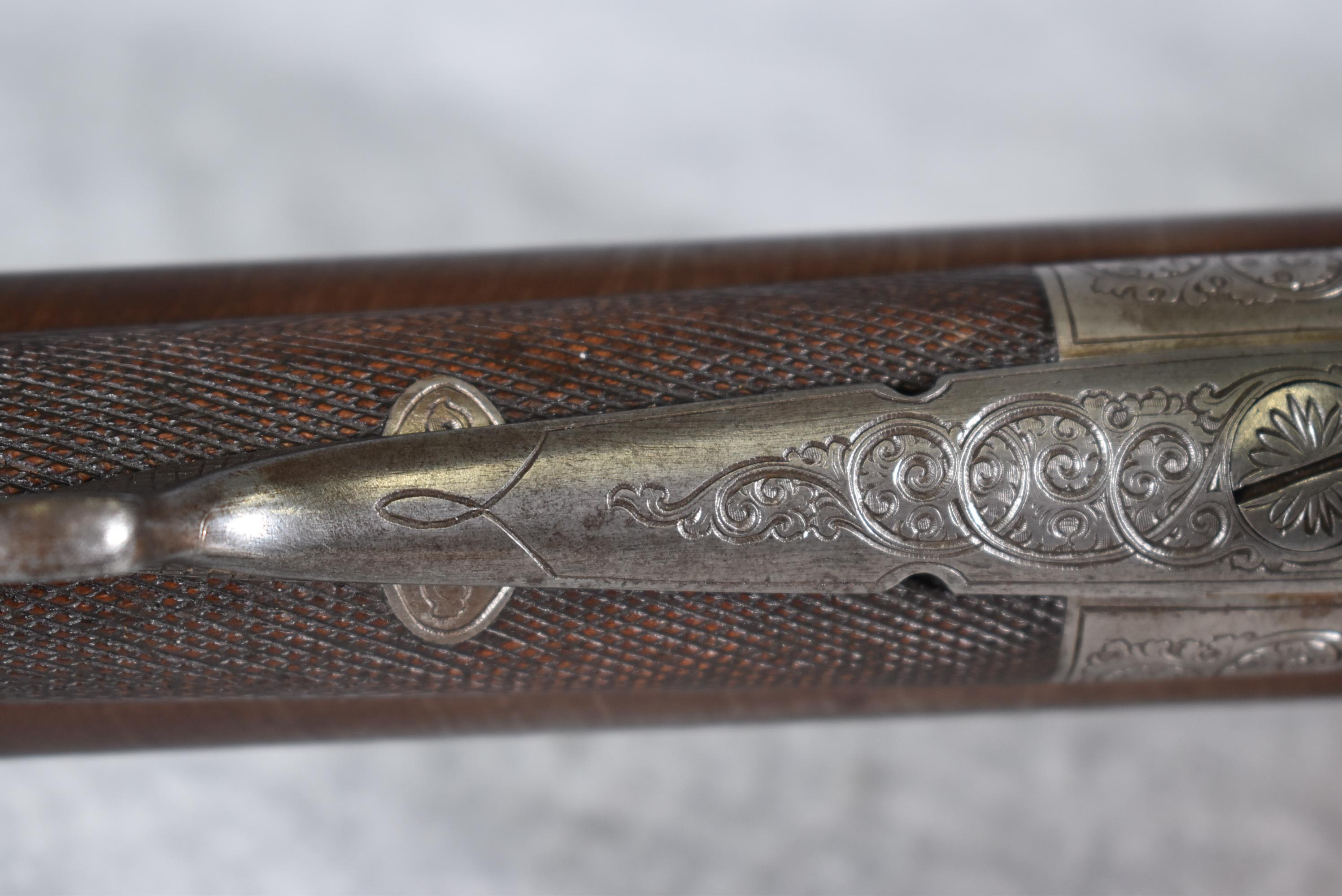 W.F. Morstein in Gubens (German) – 20ga. Hammerless Double Barrel Shotgun