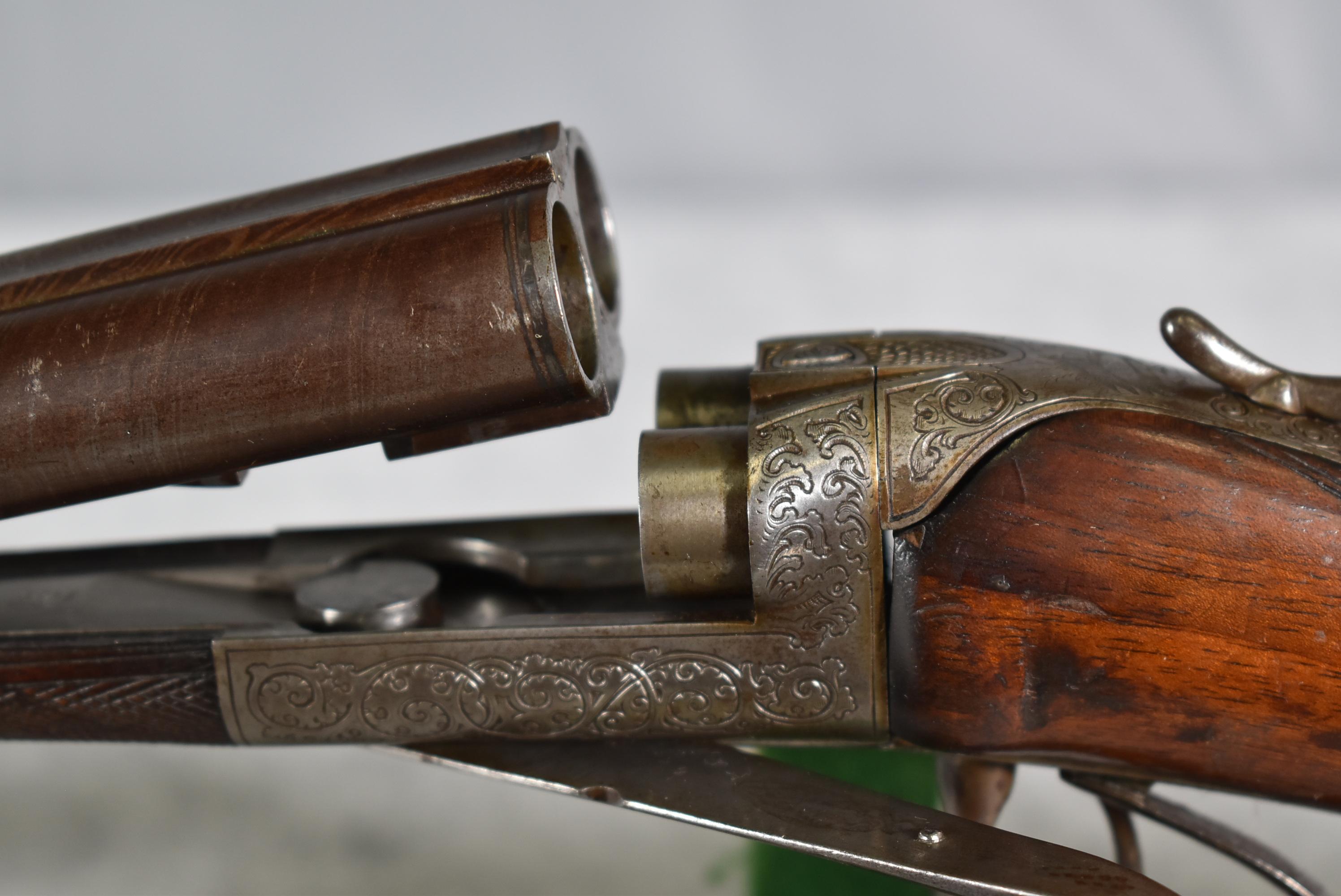 W.F. Morstein in Gubens (German) – 20ga. Hammerless Double Barrel Shotgun