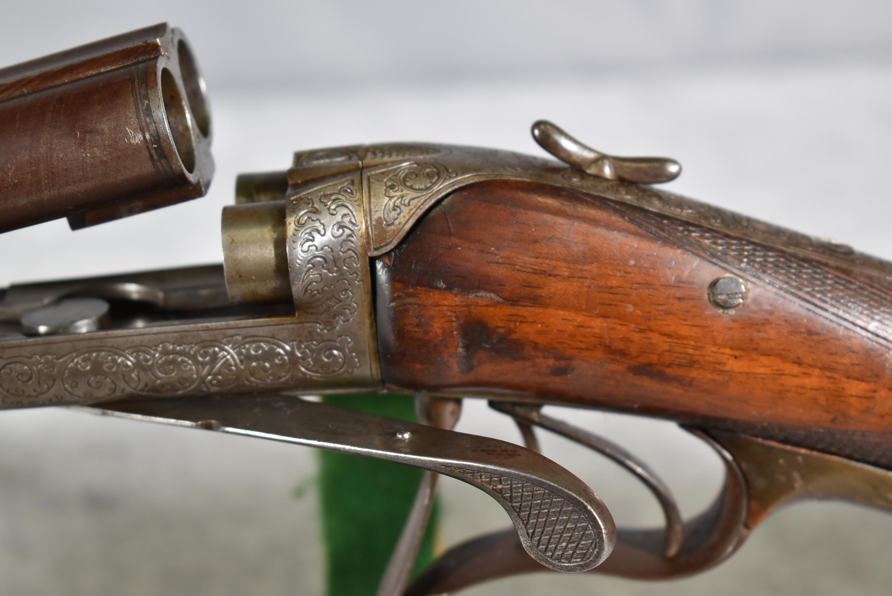 W.F. Morstein in Gubens (German) – 20ga. Hammerless Double Barrel Shotgun