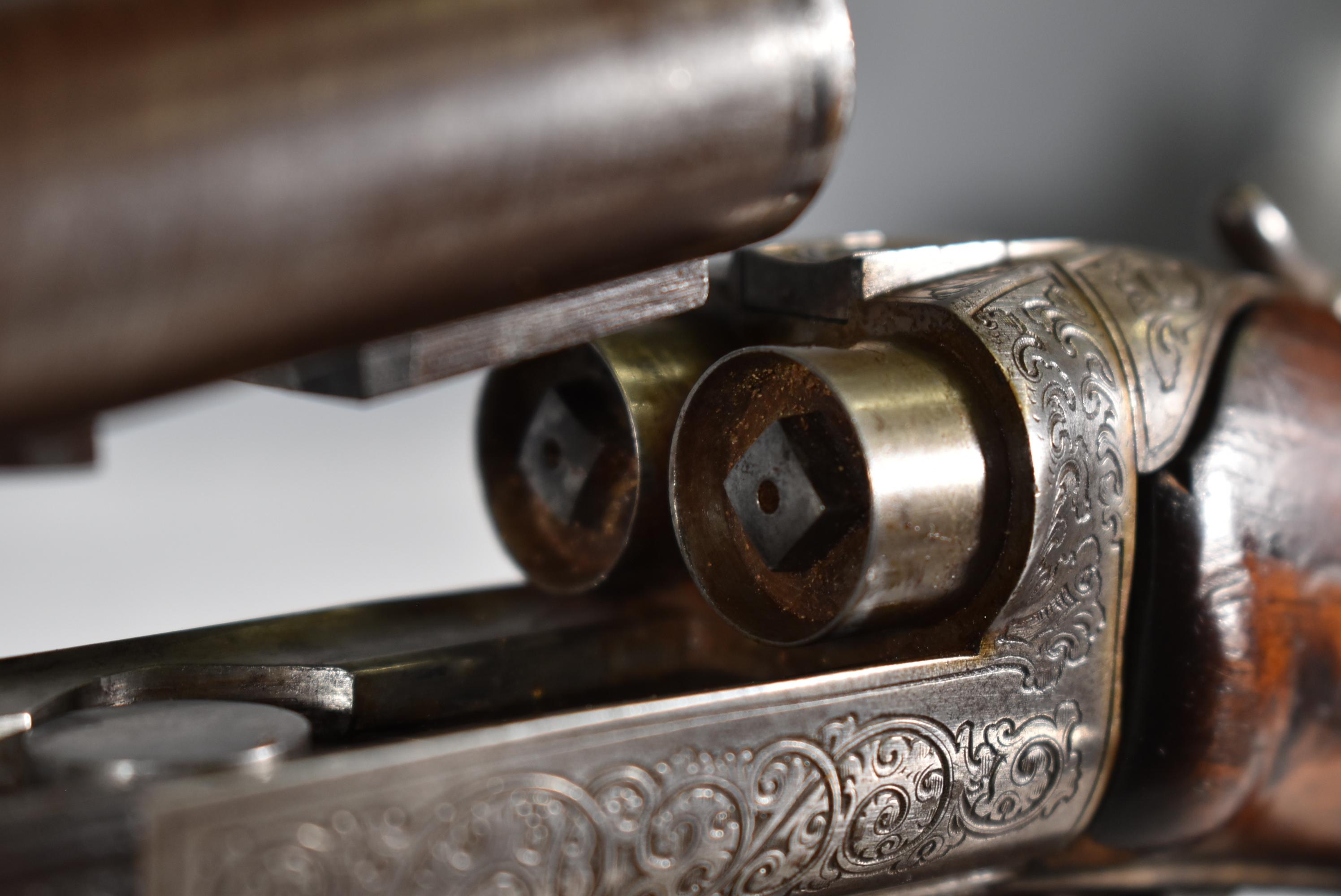 W.F. Morstein in Gubens (German) – 20ga. Hammerless Double Barrel Shotgun