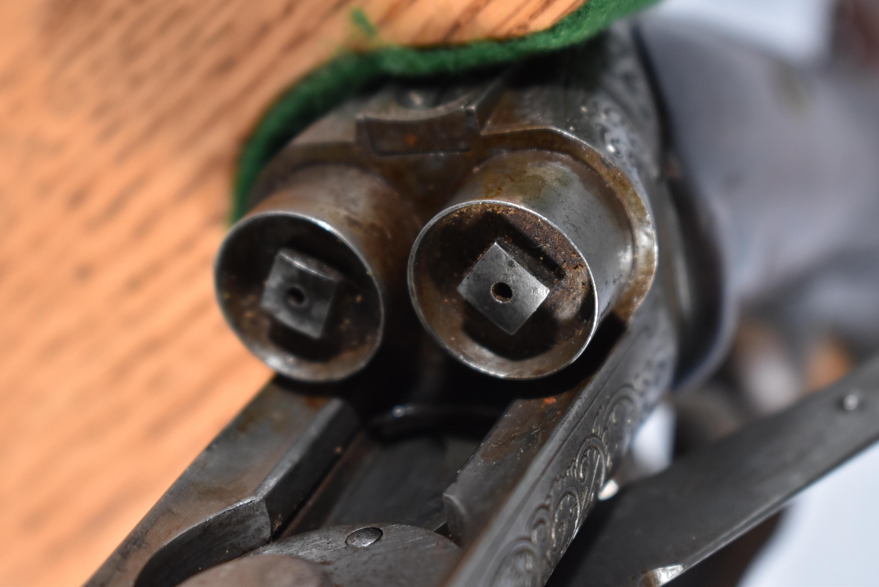 W.F. Morstein in Gubens (German) – 20ga. Hammerless Double Barrel Shotgun