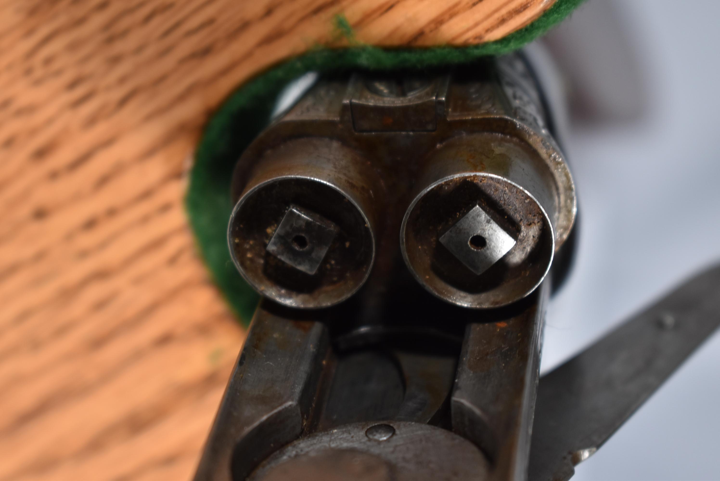 W.F. Morstein in Gubens (German) – 20ga. Hammerless Double Barrel Shotgun