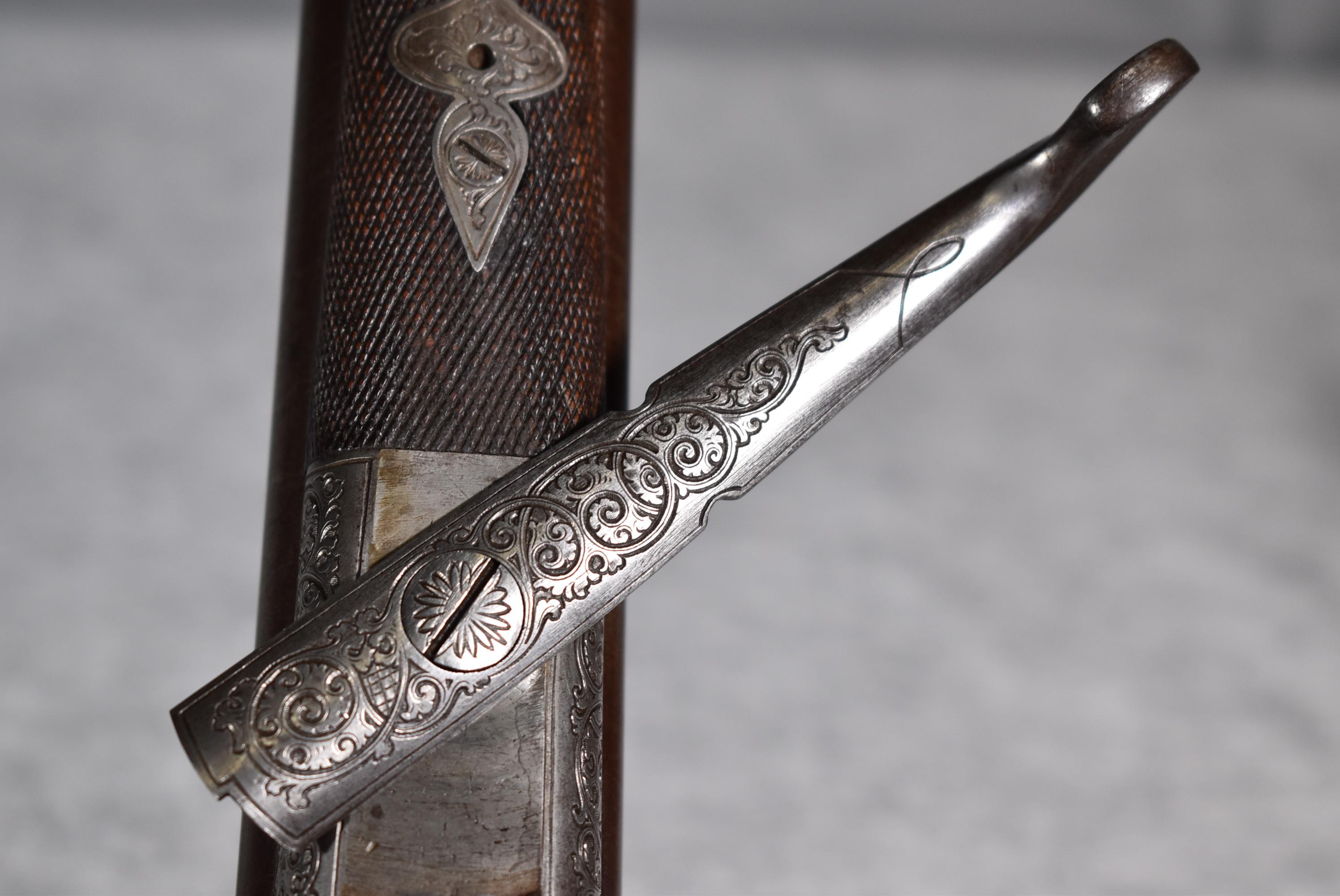 W.F. Morstein in Gubens (German) – 20ga. Hammerless Double Barrel Shotgun