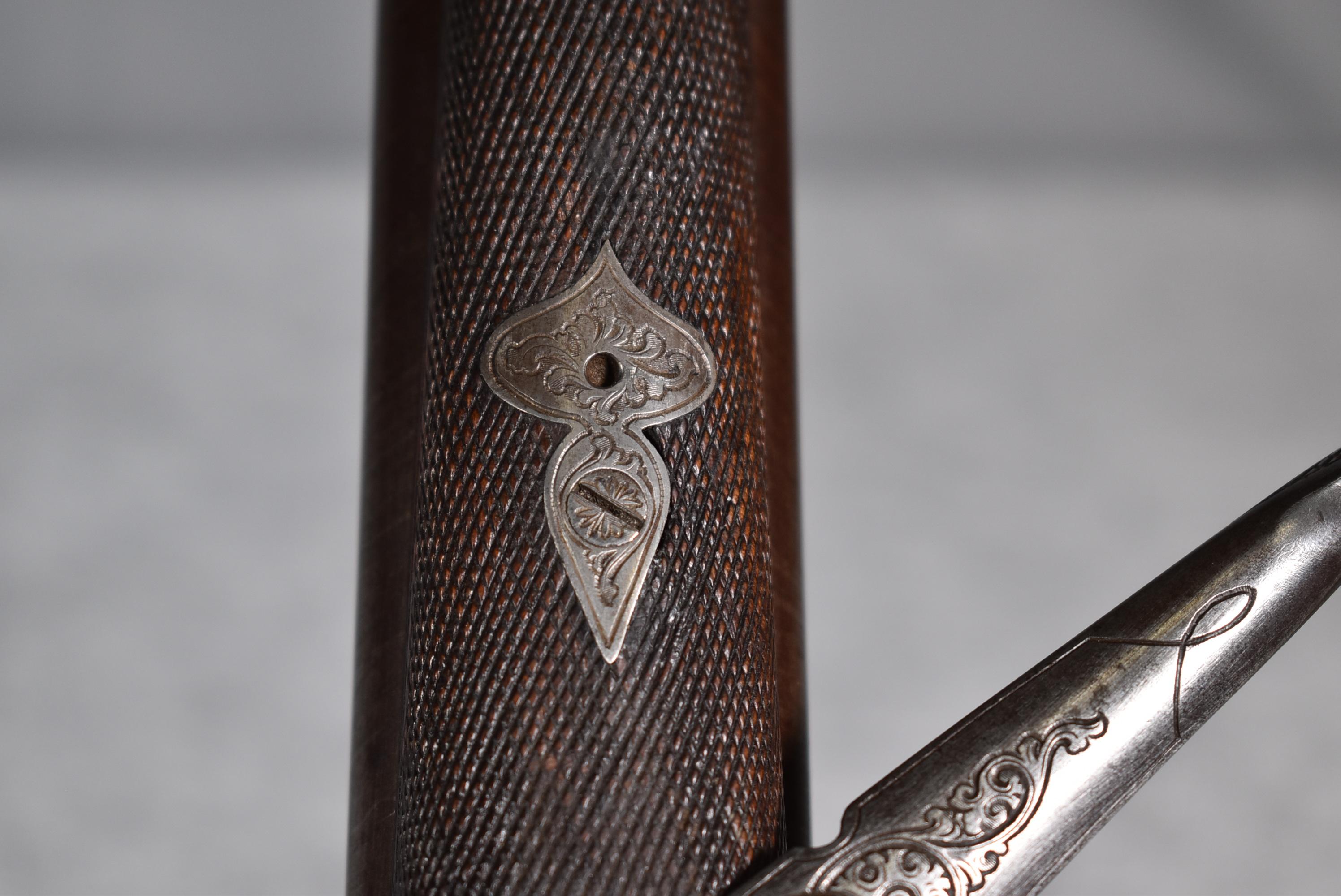 W.F. Morstein in Gubens (German) – 20ga. Hammerless Double Barrel Shotgun