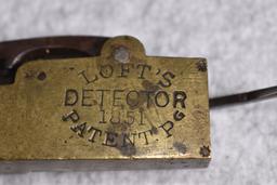 Loft’s – Detector Patent PG Dated 1851 – Brass Frame Percussion Alarm Gun