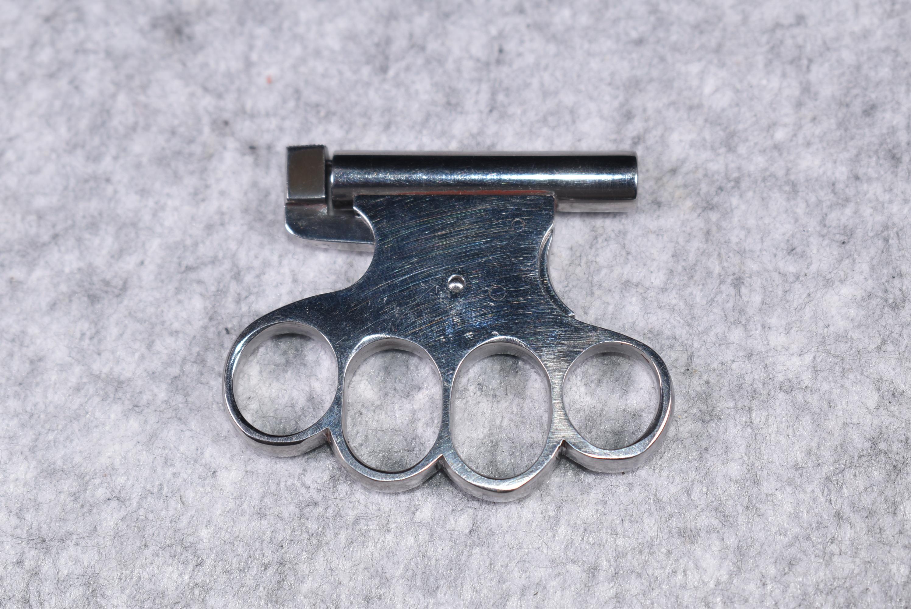 Antique Miniature Unknown Mfg. – 18 Cal. Range Rimfire 4 Knuckle Handle Gun