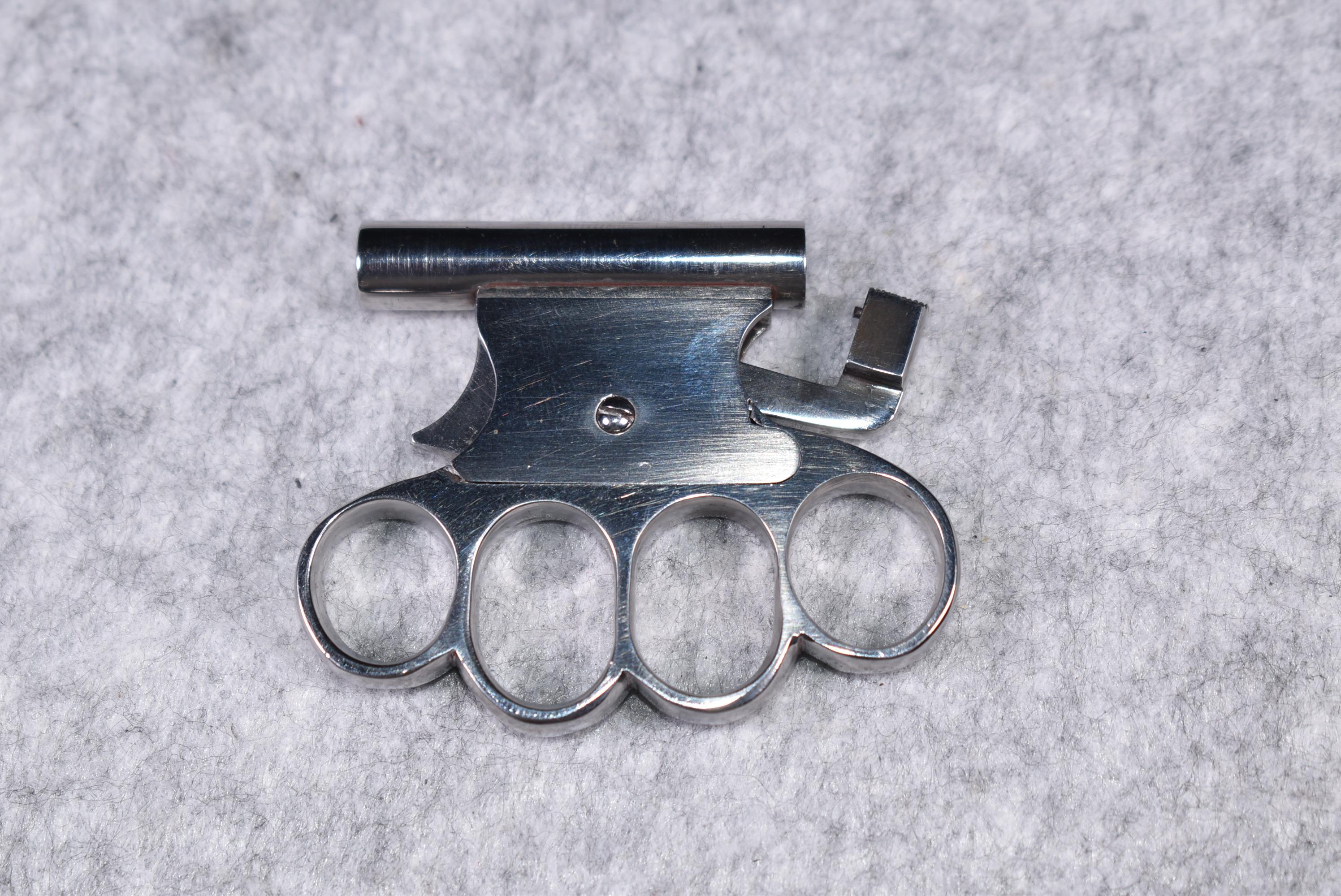 Antique Miniature Unknown Mfg. – 18 Cal. Range Rimfire 4 Knuckle Handle Gun