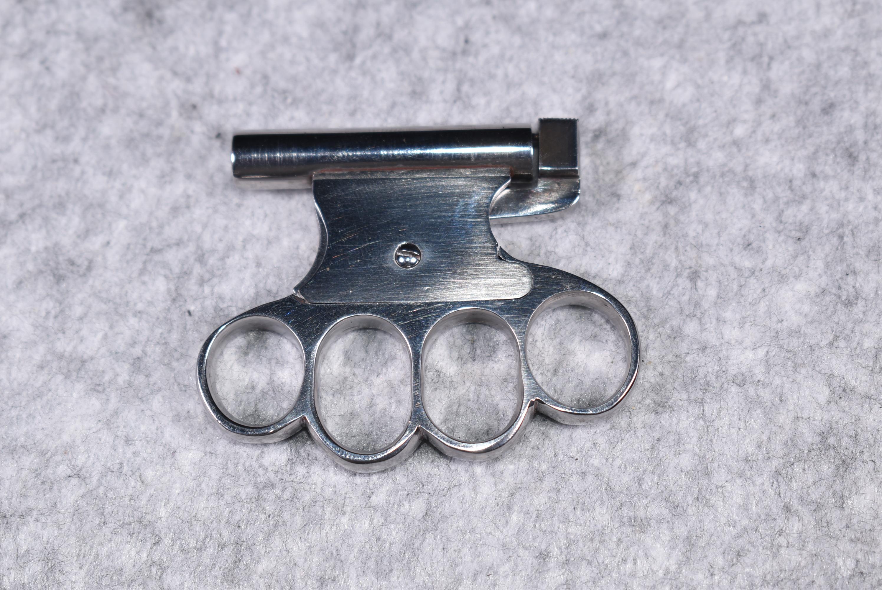 Antique Miniature Unknown Mfg. – 18 Cal. Range Rimfire 4 Knuckle Handle Gun