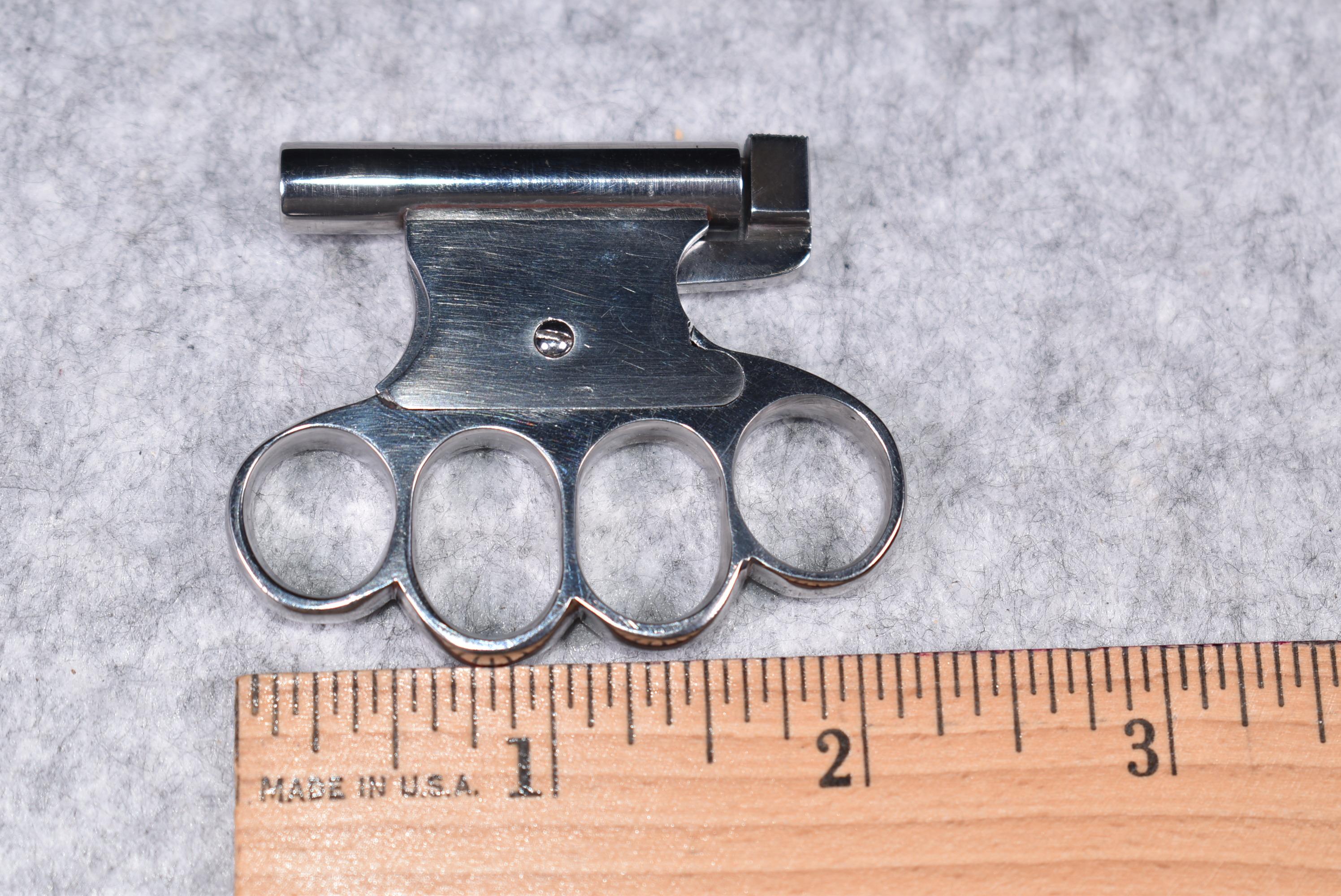 Antique Miniature Unknown Mfg. – 18 Cal. Range Rimfire 4 Knuckle Handle Gun