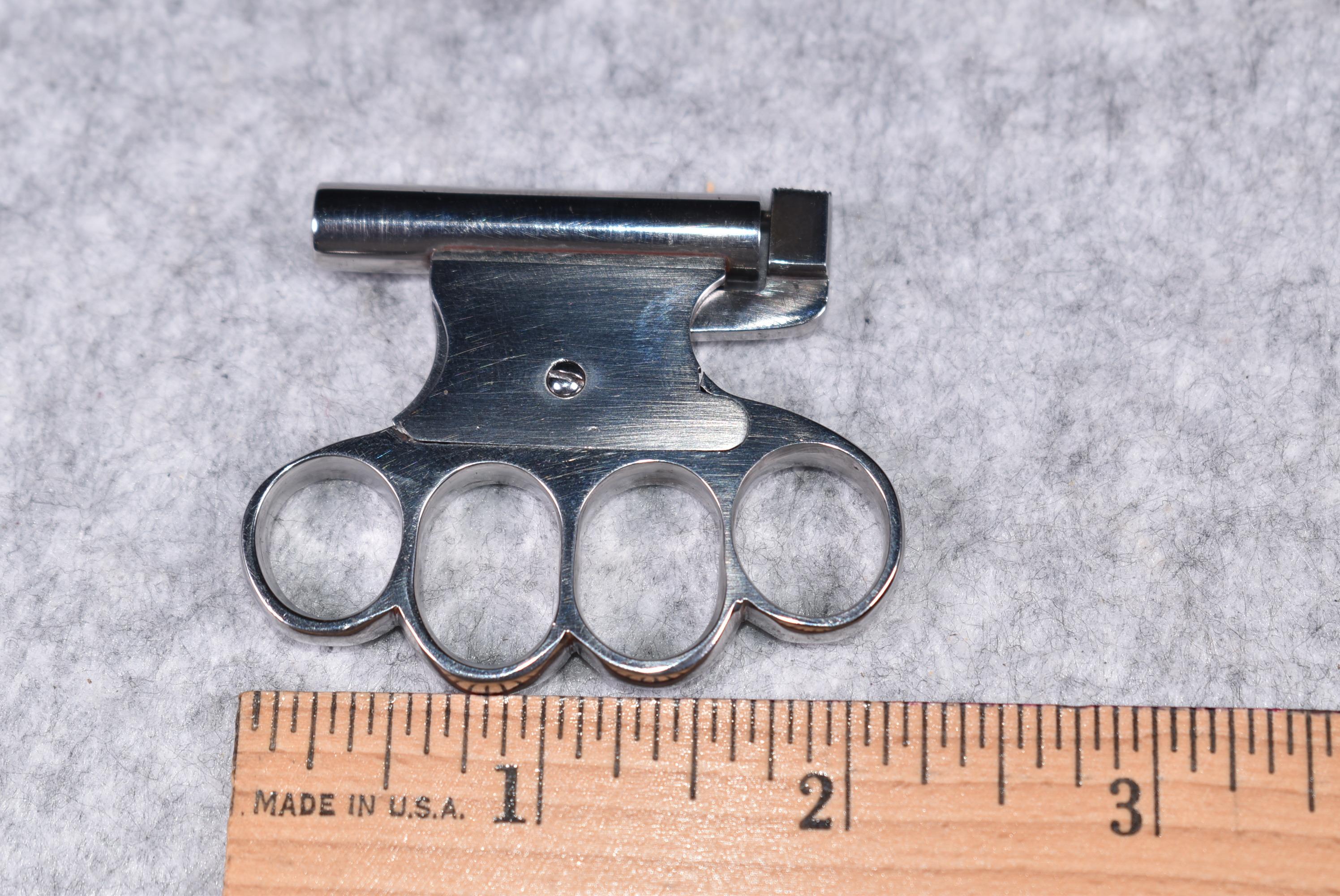 Antique Miniature Unknown Mfg. – 18 Cal. Range Rimfire 4 Knuckle Handle Gun