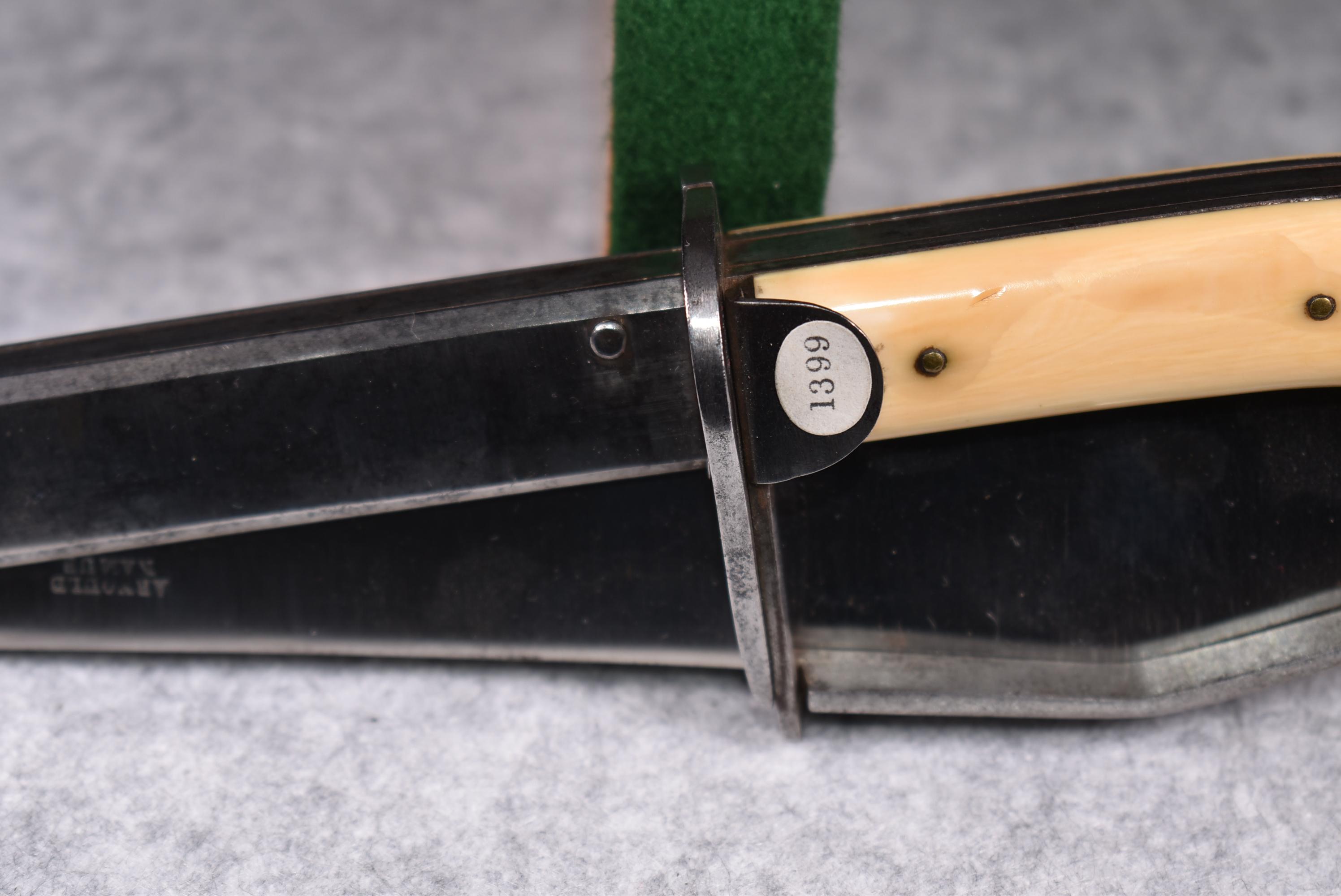 Arnould Namur – Folding Sword/Bowie Knife