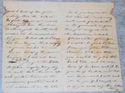 Letter to a Friend in the 38th PA Inf. Dated November 23, 1861
