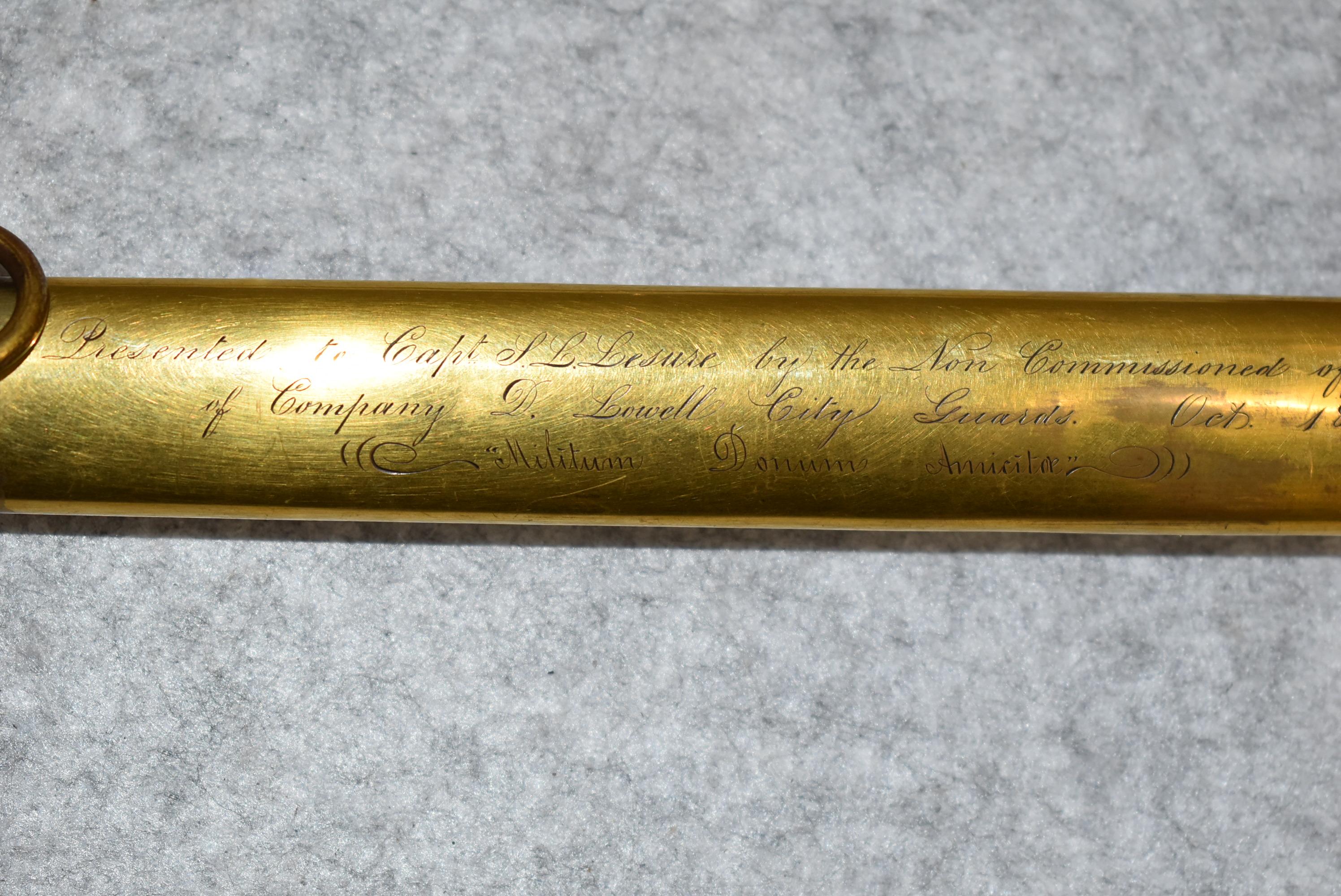 U.S. Militia Officers Presentation Sword