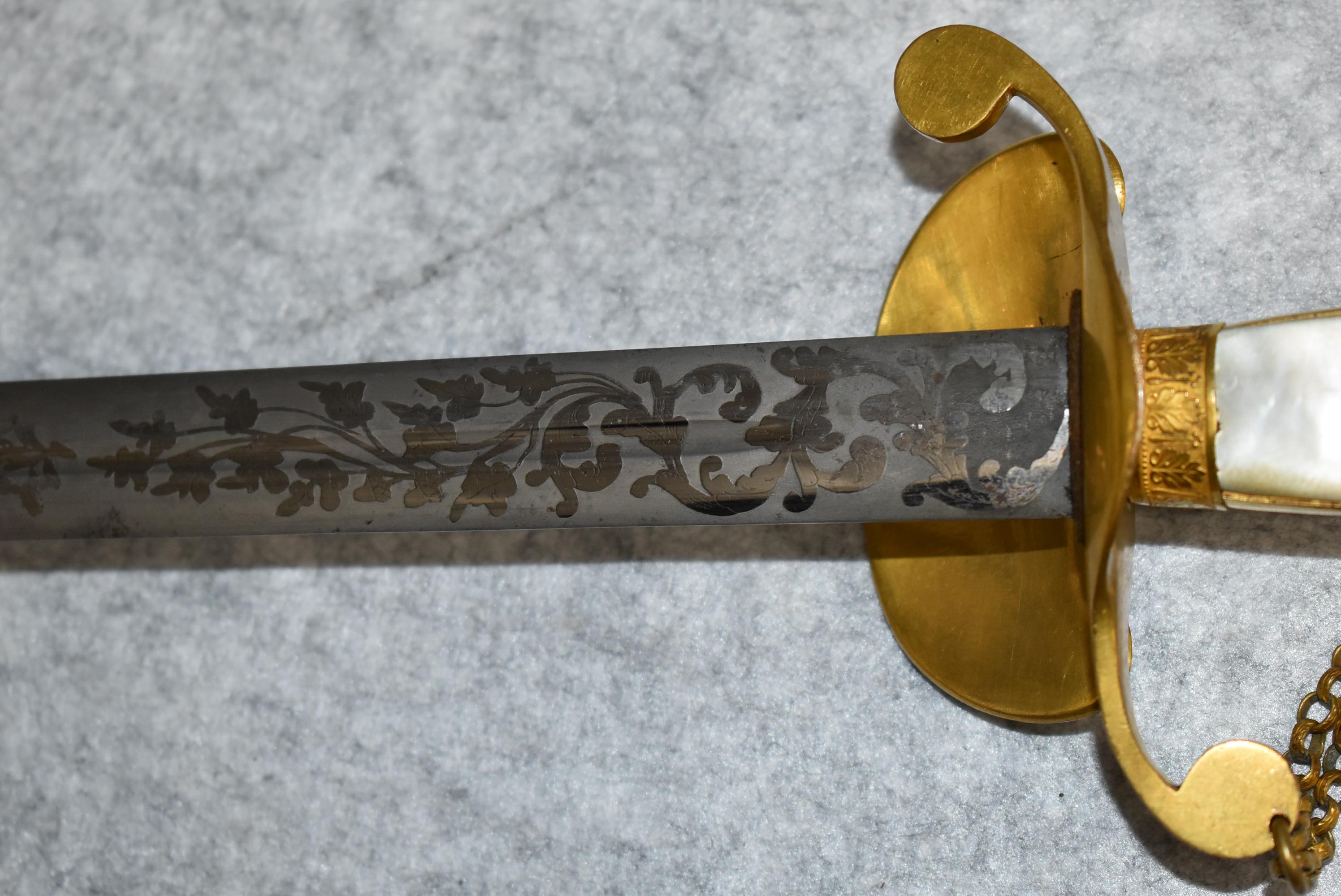U.S. Militia Officers Presentation Sword