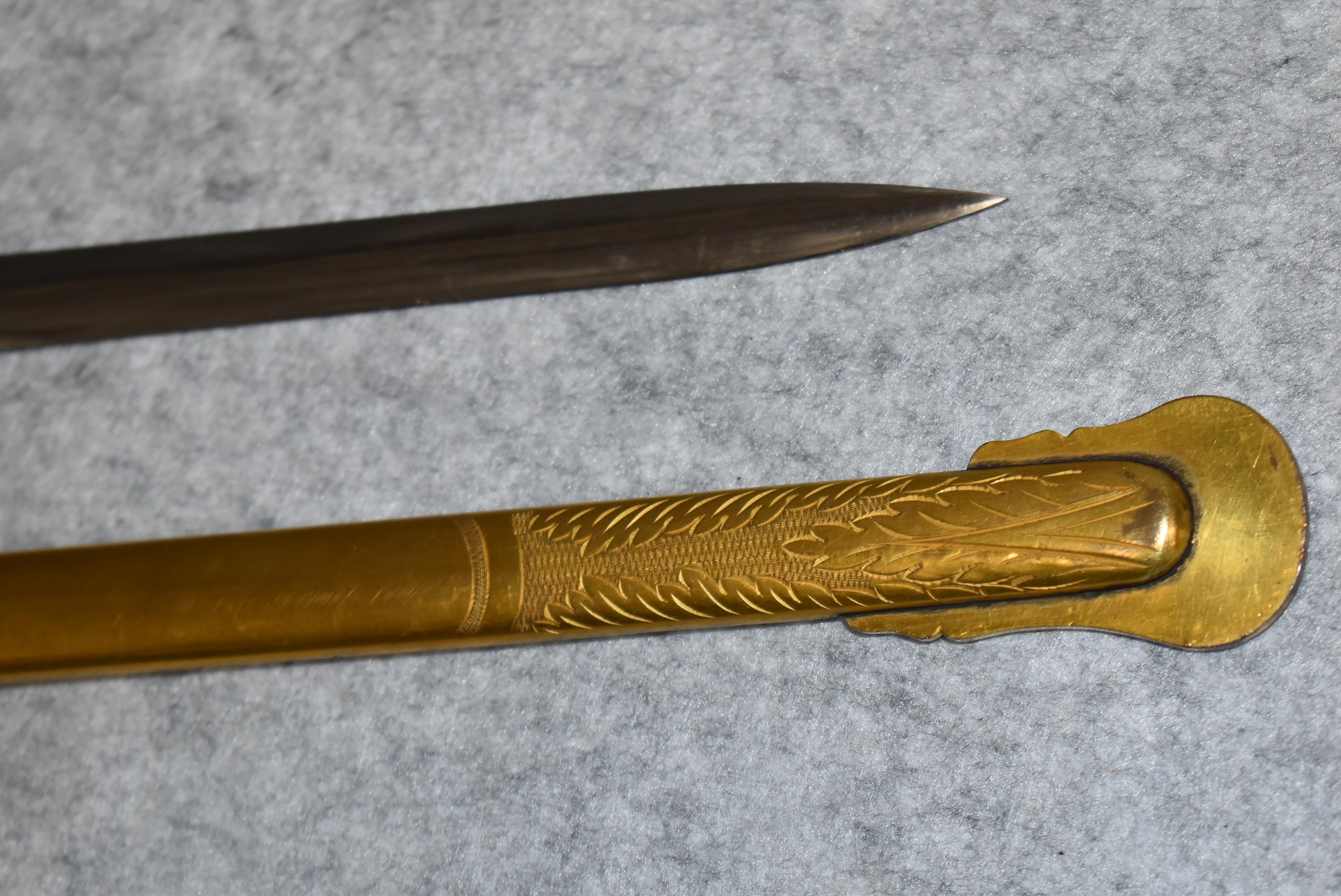 U.S. Militia Officers Presentation Sword