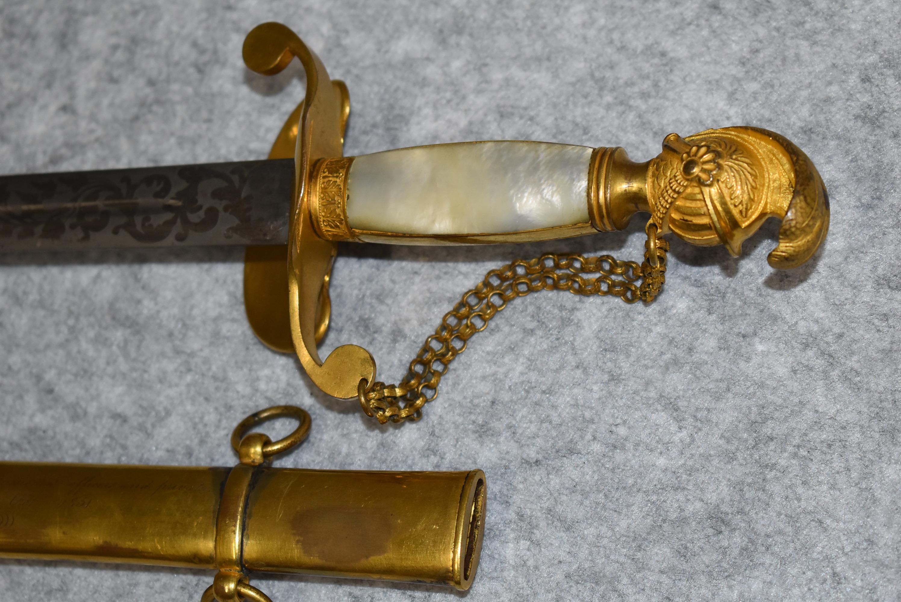 U.S. Militia Officers Presentation Sword