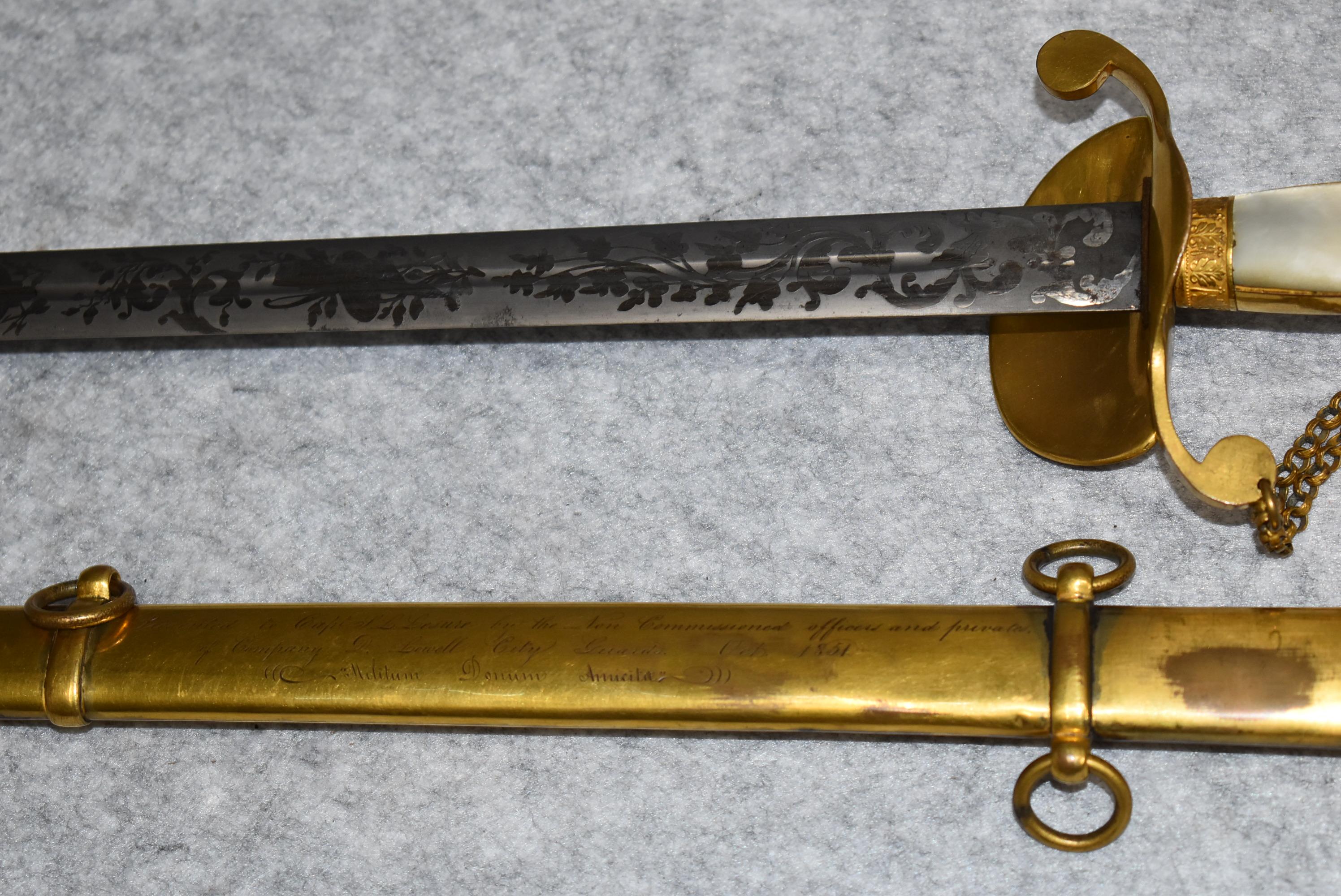 U.S. Militia Officers Presentation Sword