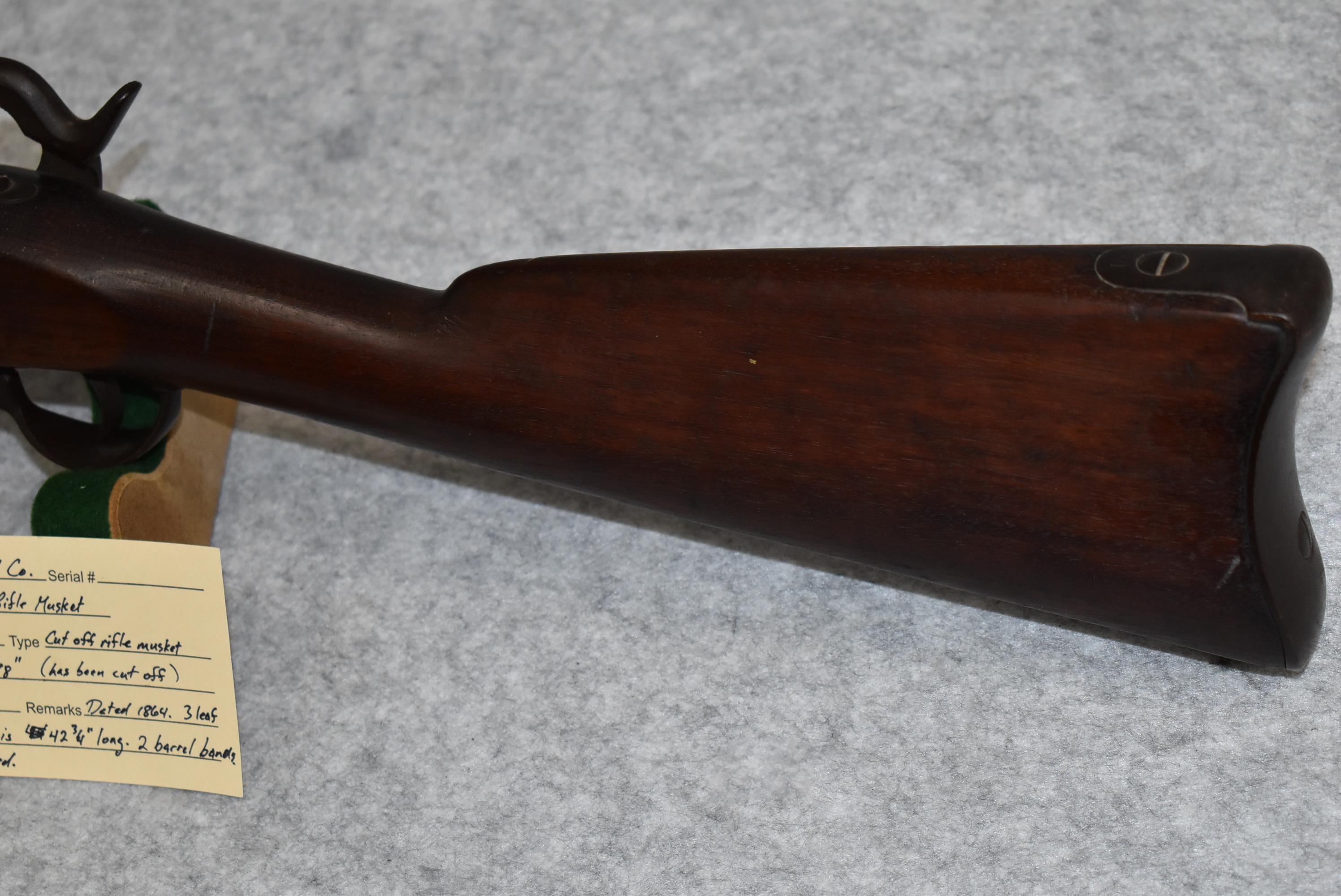 Providence Tool Co. – Contract U.S. Model 1861 – 58 Cal. Rifled Musket