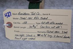 Providence Tool Co. – Contract U.S. Model 1861 – 58 Cal. Rifled Musket