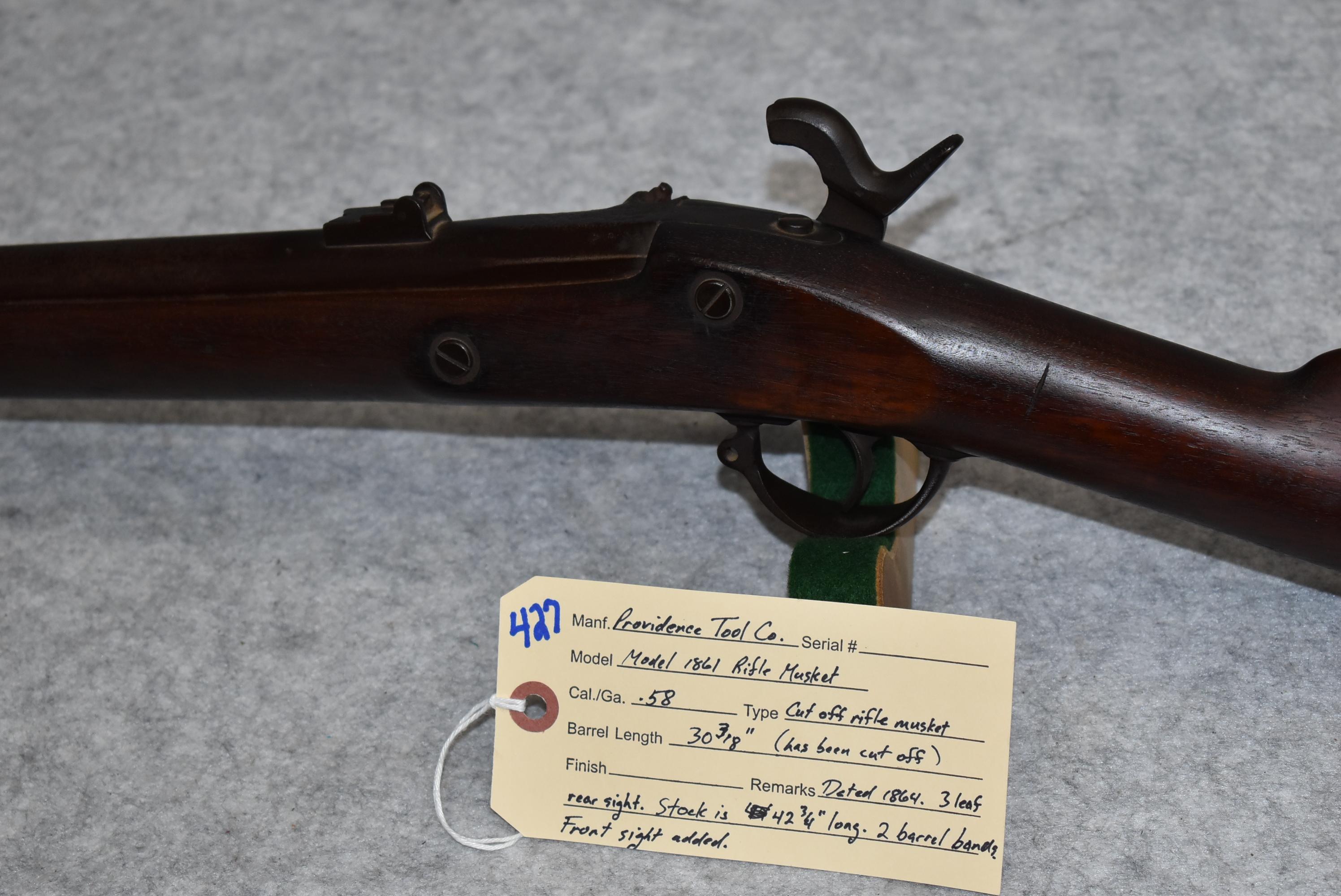 Providence Tool Co. – Contract U.S. Model 1861 – 58 Cal. Rifled Musket