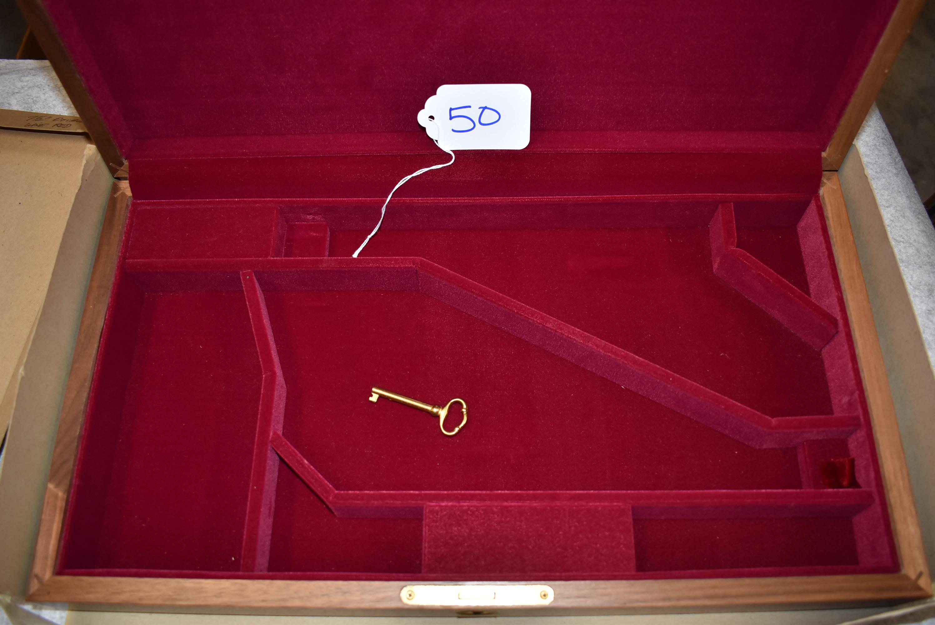 Colt Custom Shop Double Gun 1860 Army Presentation Case – w/Red Felt Interior & Key – For 1860’s w/8