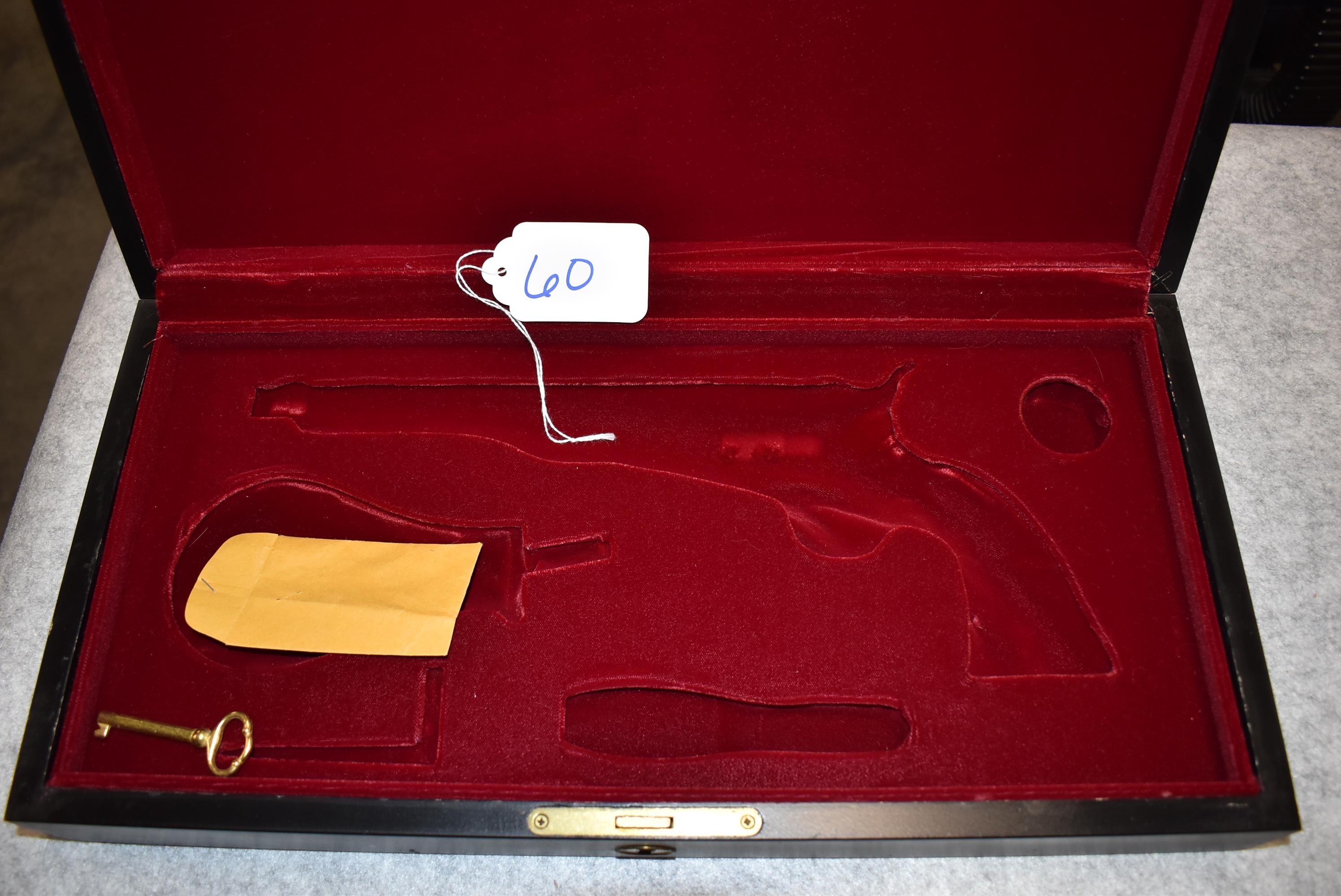 Colt – “Authentic Black Powder Series” – Presentation Case – w/Red Felt Interior & Key – For Colt 18