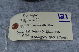 Signed Bronze – “Billy the Kid” of 3 Mountain Goats – By Rick Taylor – 16½” High – Weighs 26.1lbs. –