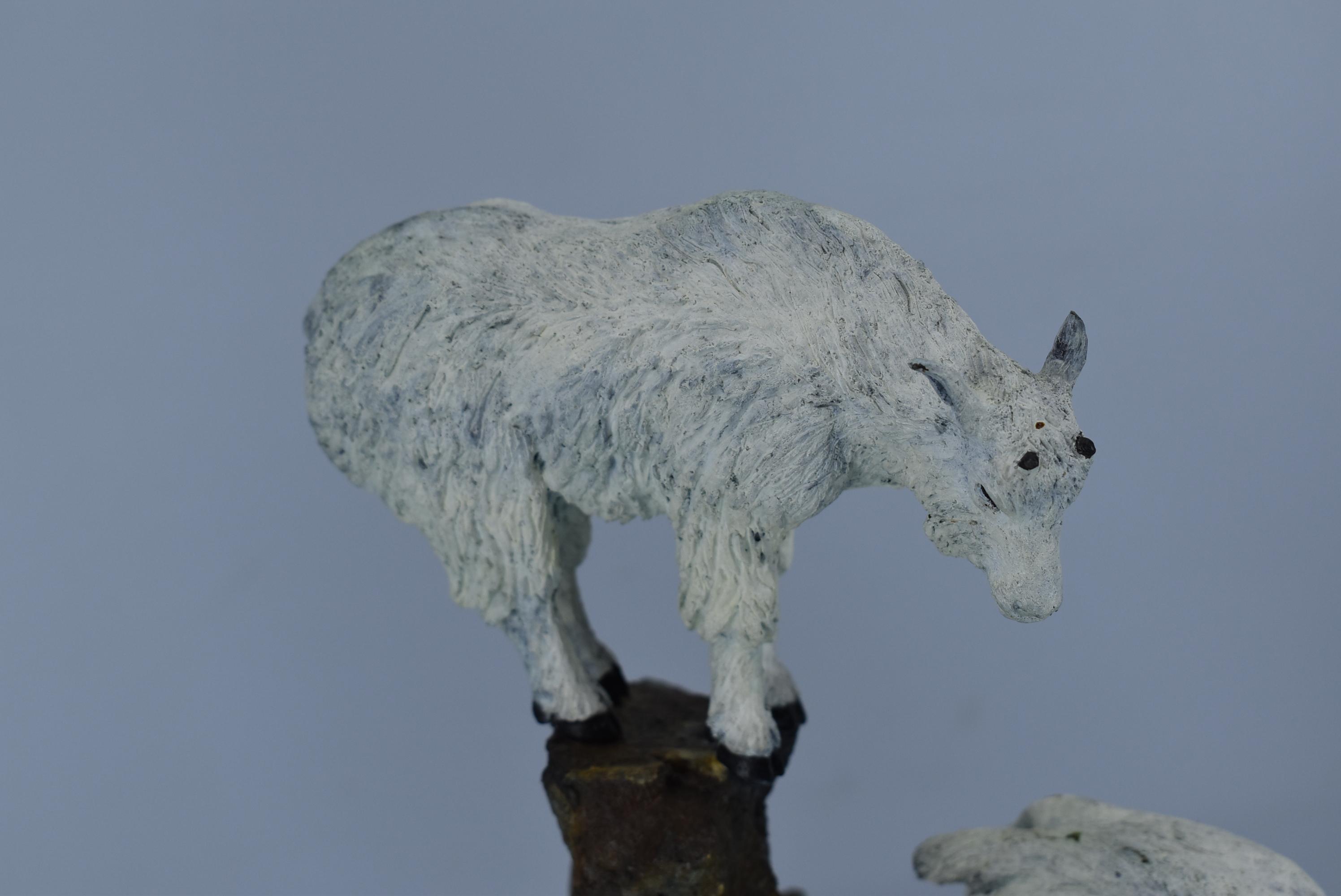 Signed Bronze – “Billy the Kid” of 3 Mountain Goats – By Rick Taylor – 16½” High – Weighs 26.1lbs. –