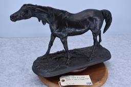 Bronze – Statue of a Horse – Appears to Have No Makers Mark – 14½” High & 10¾” Wide – Weighs 16.5lbs