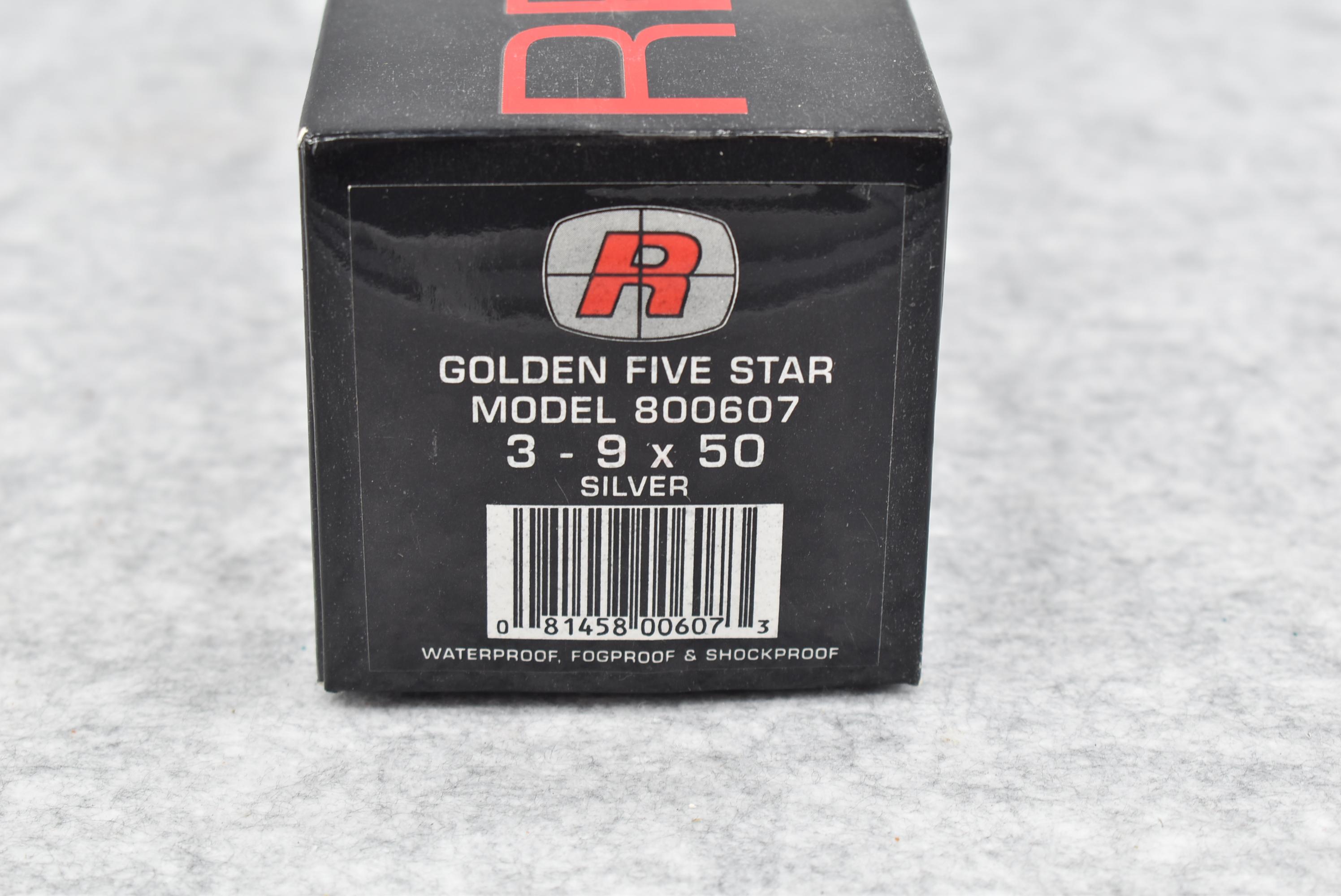 Redfield – 5 Star – 3-9x50mm Scope – Duplex Reticle – Matte Stainless Finish – w/Box