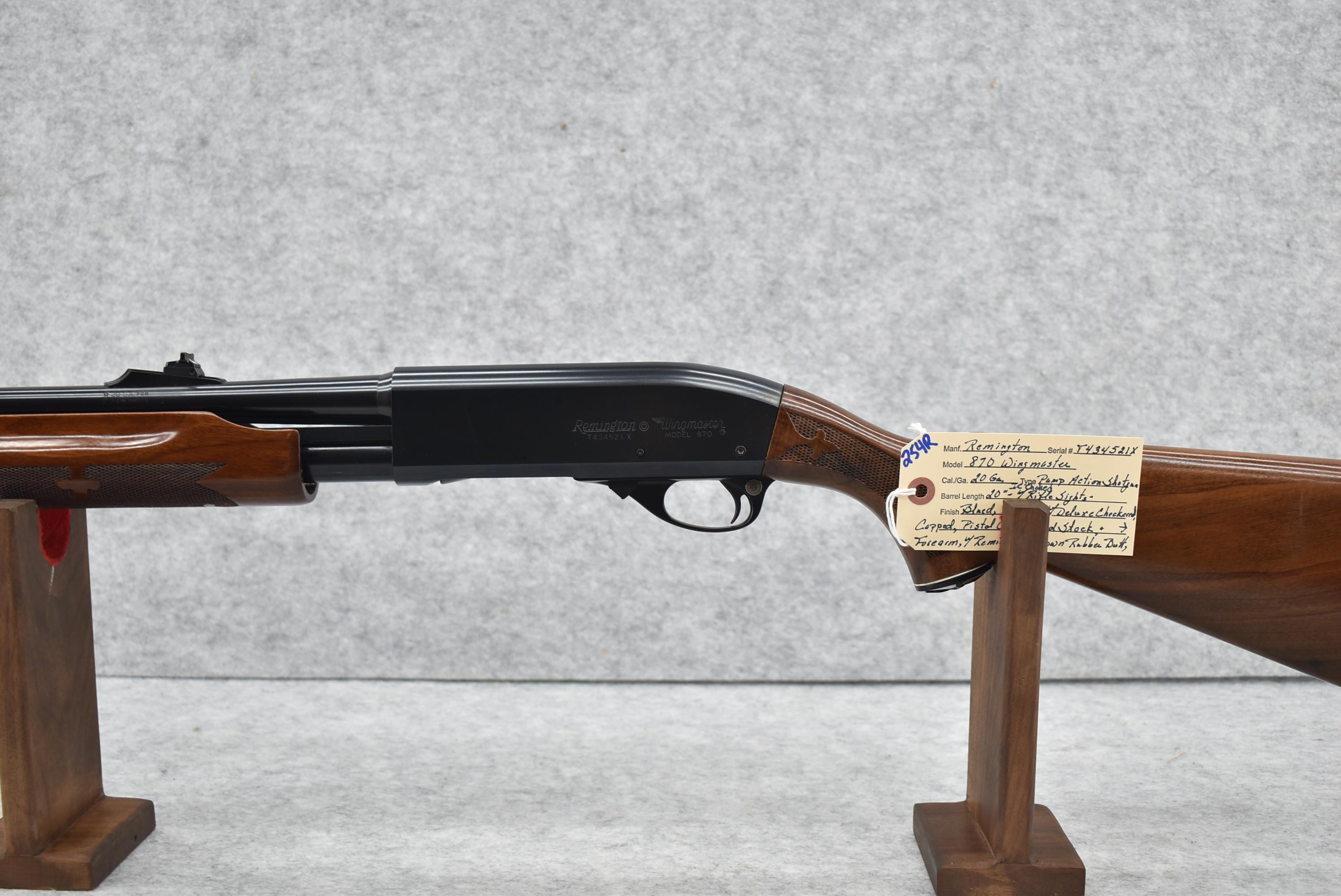 Remington – Mod. 870 Wingmaster – 20ga. Pump Action Shotgun