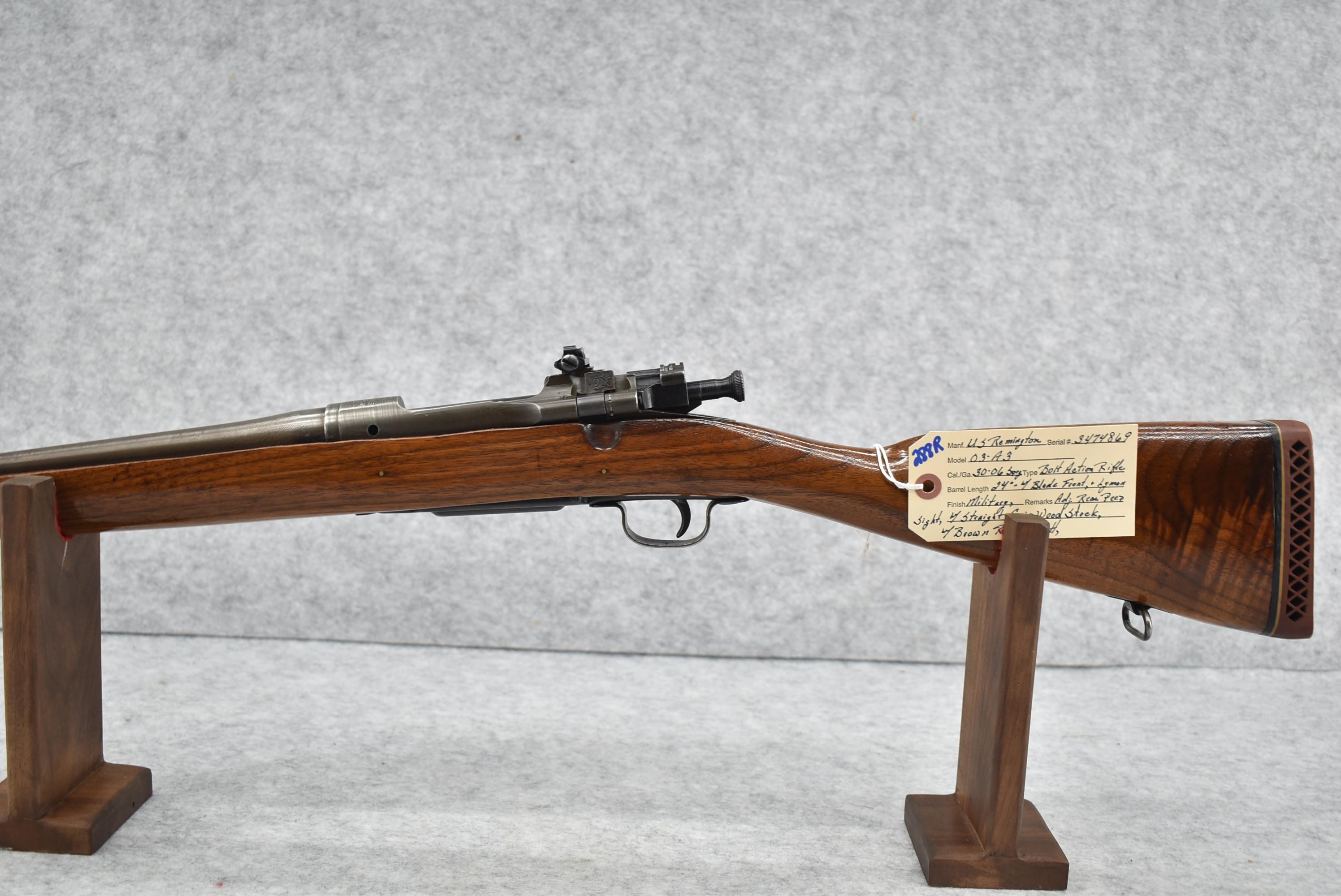 U.S. Remington – Mod. 03-A3 – 30-06 Sprg. Cal. Bolt Action Rifle