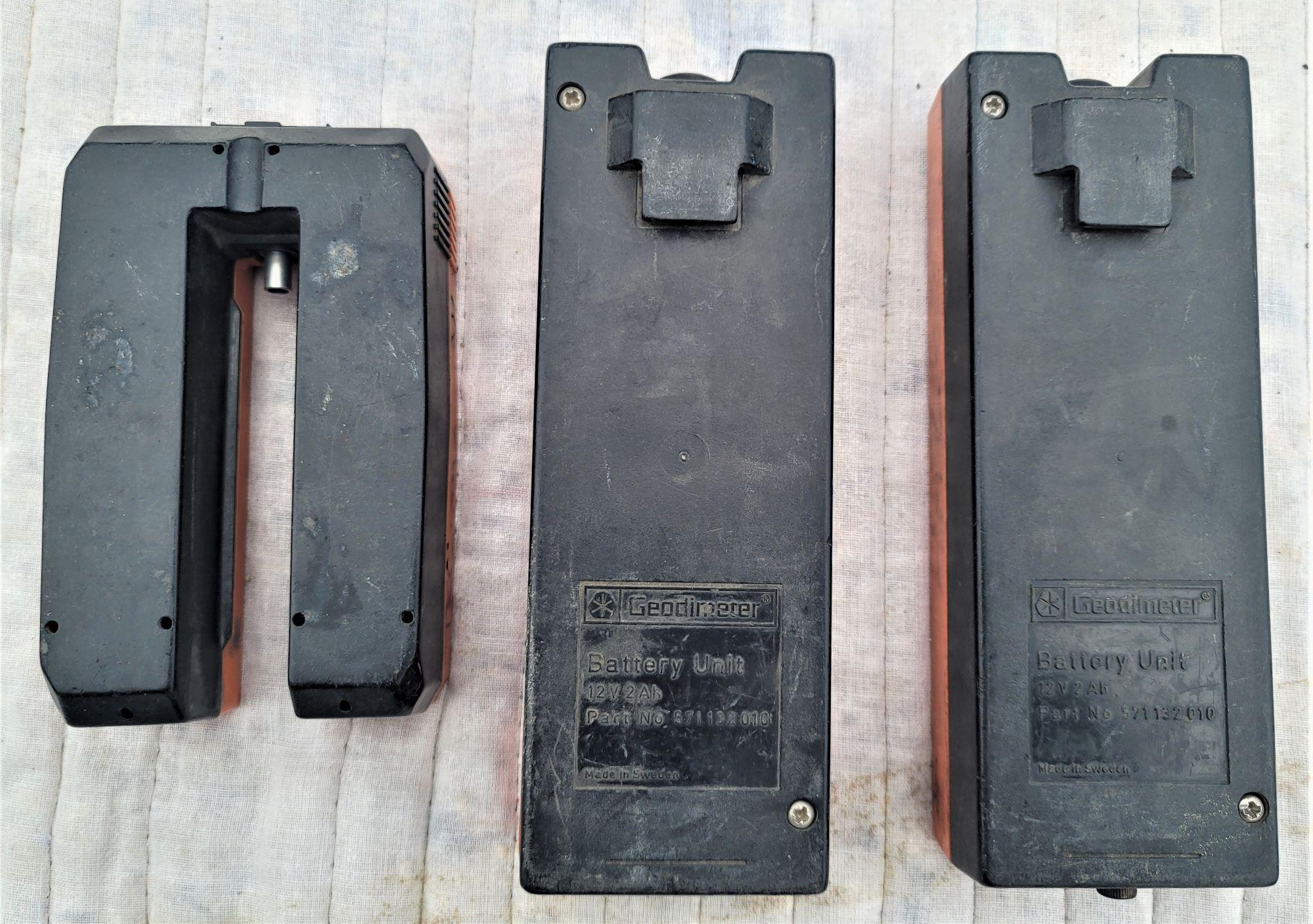 GEODIMETER BATTERY UNIT Set of 3