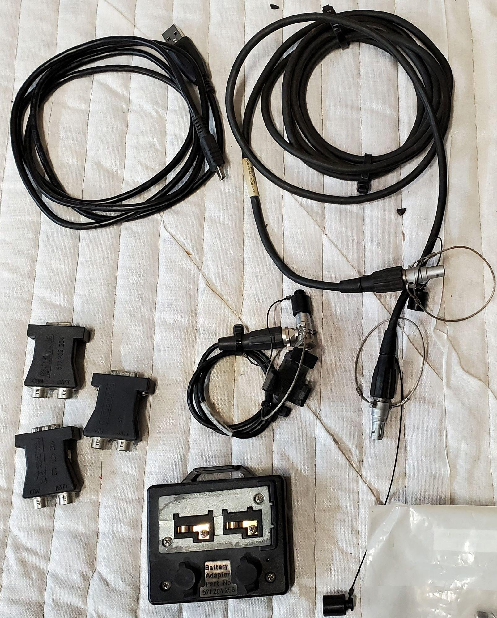 ASSORTED CABLES ADAPTORS ANTENA RECORDER SET