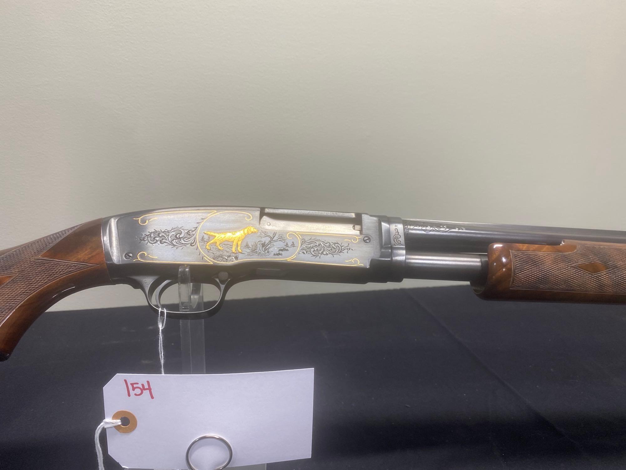 WINCHESTER MODEL 42 410 GA PIGEON GRADE SOLID RIB ENGRAVED WITH FOLD ENLAYS SN#66753