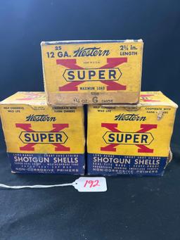 WESTERN SUPER X 12 GA NO 6 SHOT PAPER (X3)