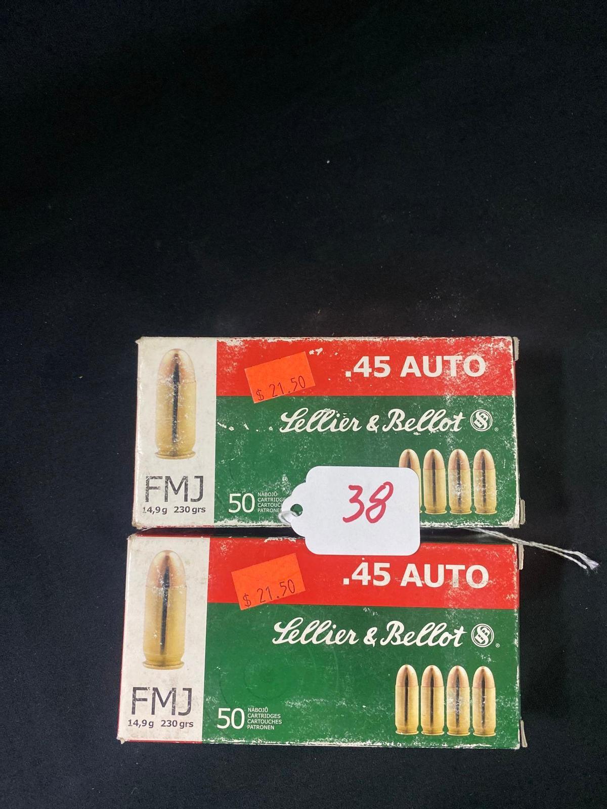 LELLIER & BELLOT 45 ACP (X2)