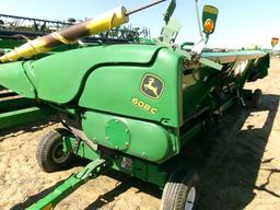 John Deere 608C 8 row wide Corn Header