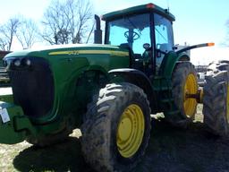 John Deere 8420 MFWD Tractor, apx 8630 hrs, #P005348