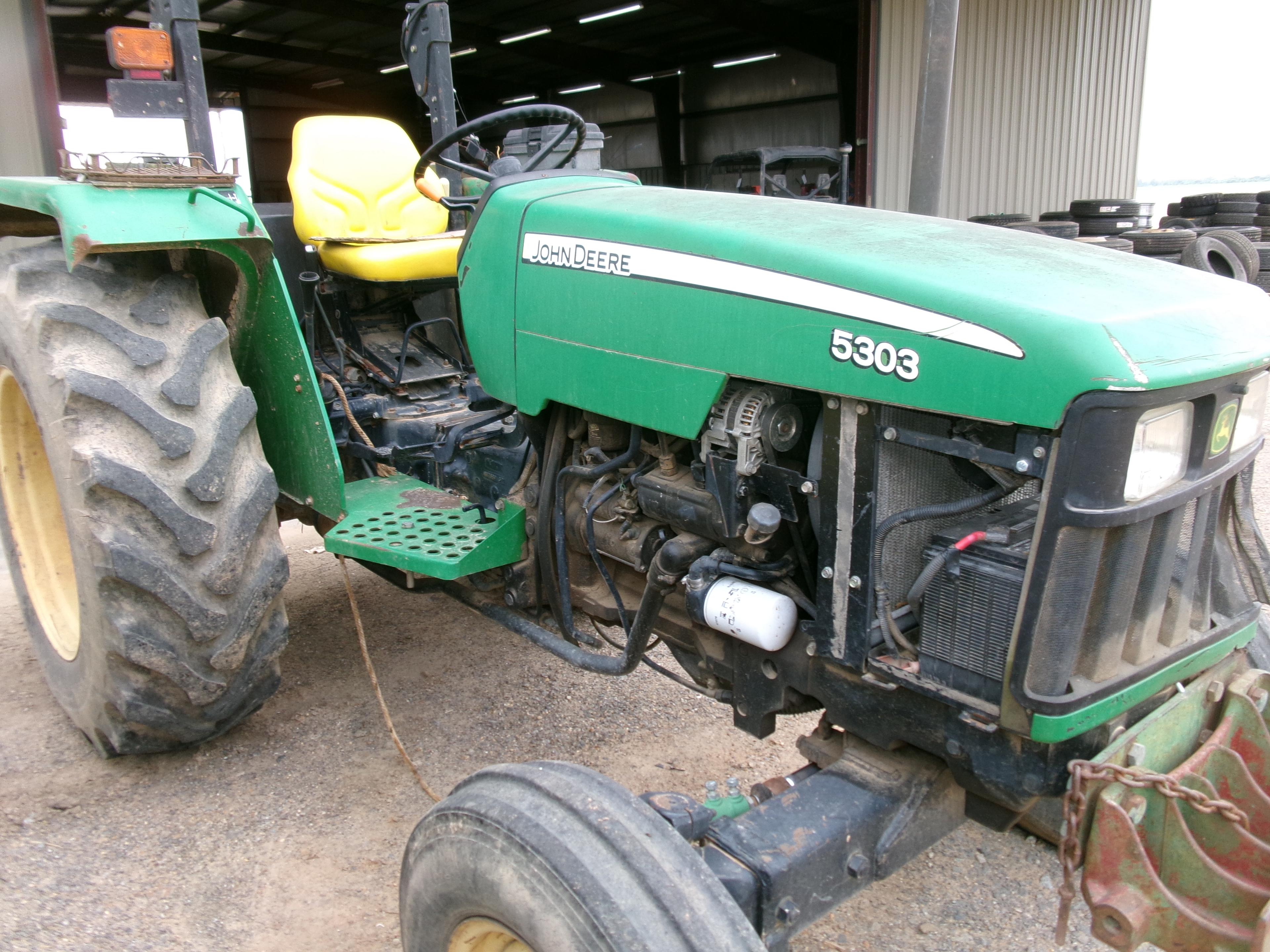 John Deere 5303 2WD Tractor, showing apx 4795 hrs, #7263