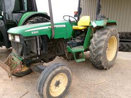 John Deere 5303 2WD Tractor, showing apx 4795 hrs, #7263