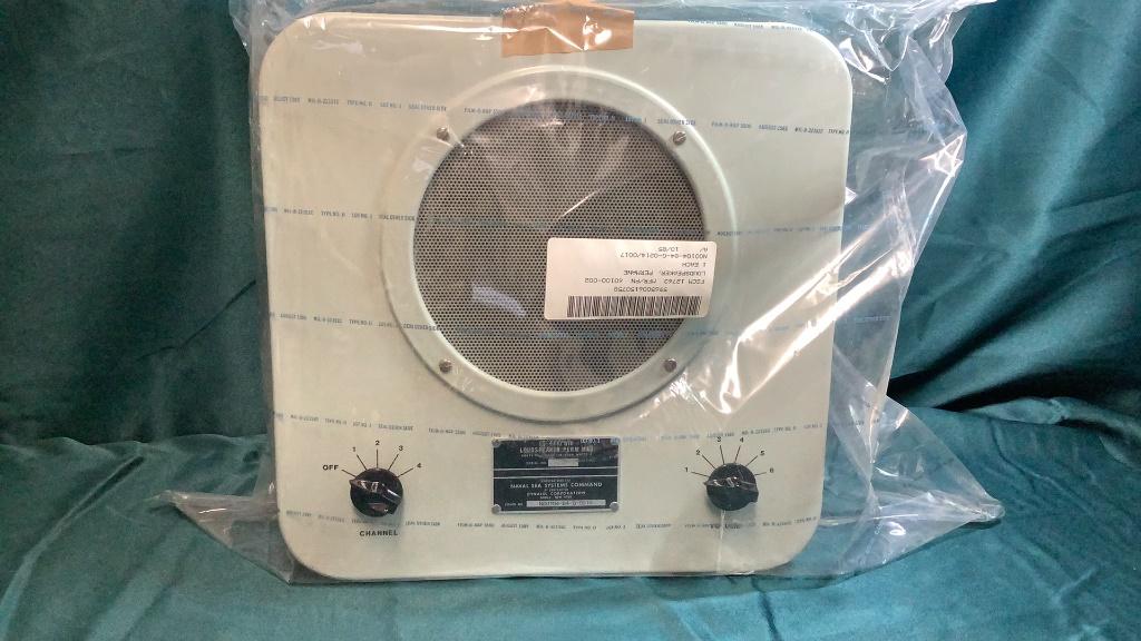 NEW OLD STOCK NAVY LOUDSPEAKER