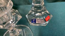 CRYSTAL CANDLESTICKS