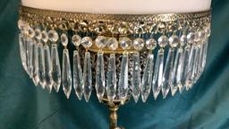 ANTIQUE B&H CHERUB LUSTER LAMP