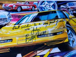 Signed Corvette Poster Signed by Engineers - SELLING NO RESERVE!!!